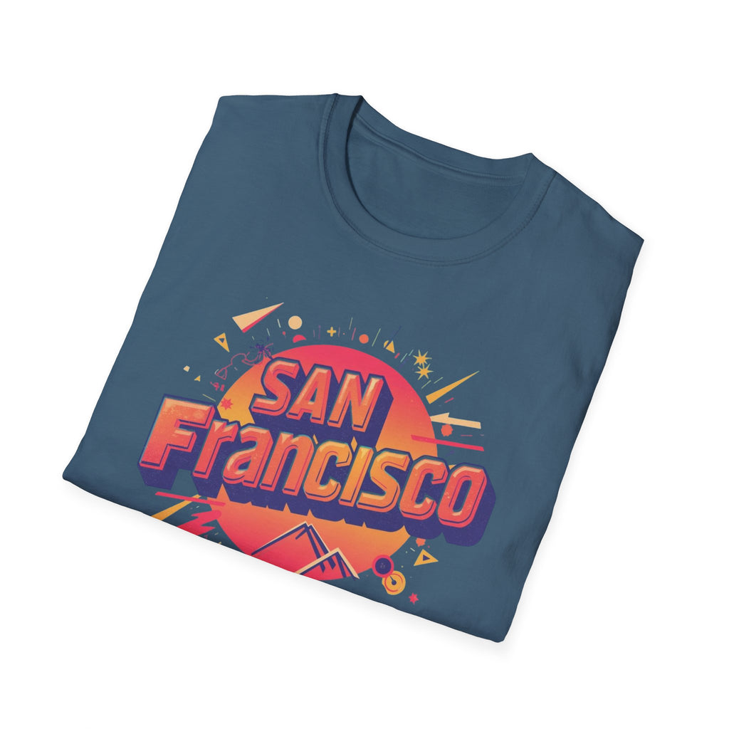 San Francisco Retro Sunset T-Shirt — Vintage City Skyline Tee