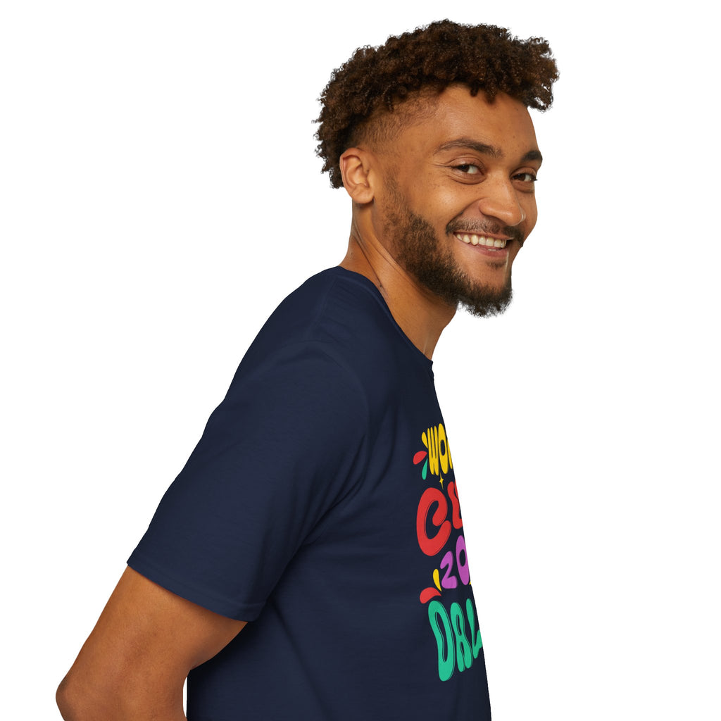 World Cup 2026 Dallas T-Shirt — Colorful Retro Soccer Fan Tee