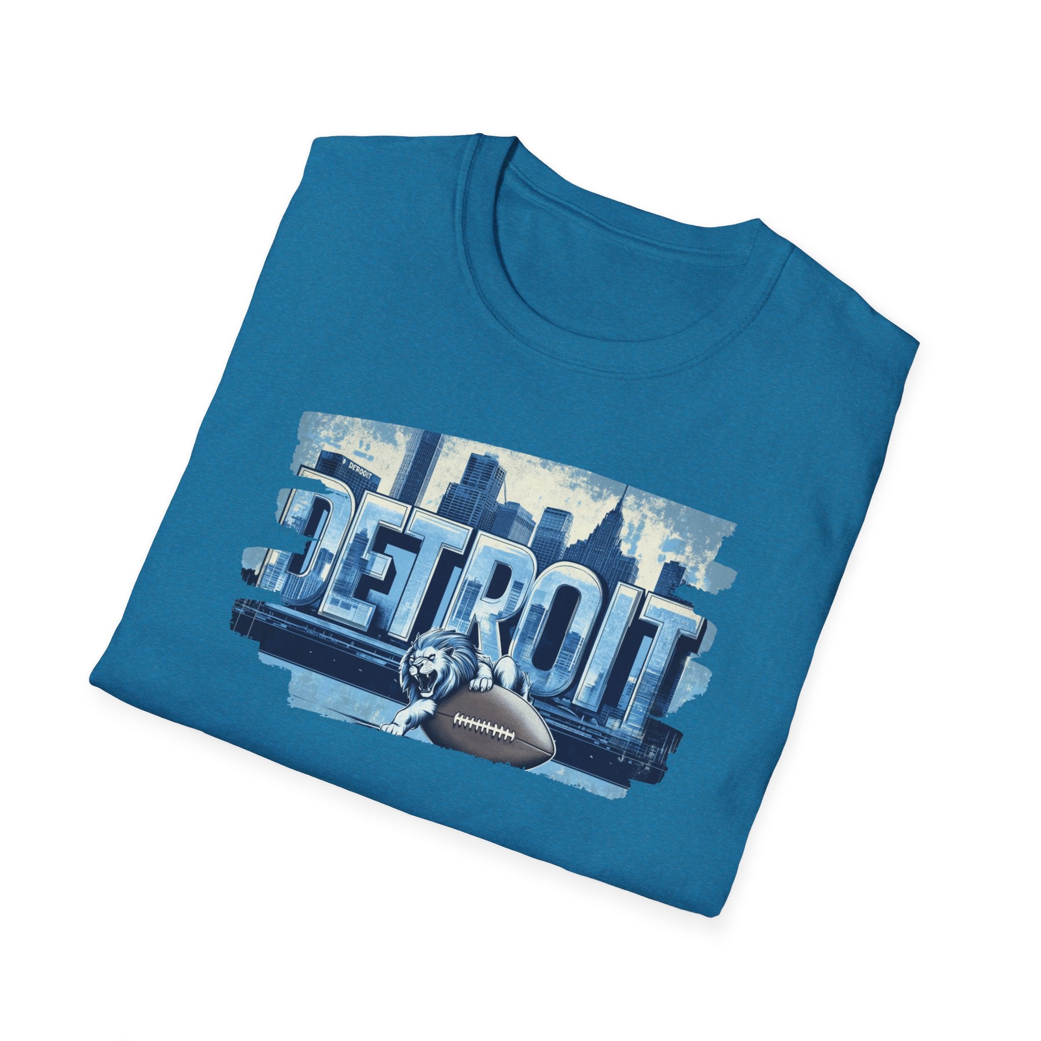 Detroit Skyline Graphic Tee | Detroit City Map, Urban Motor City