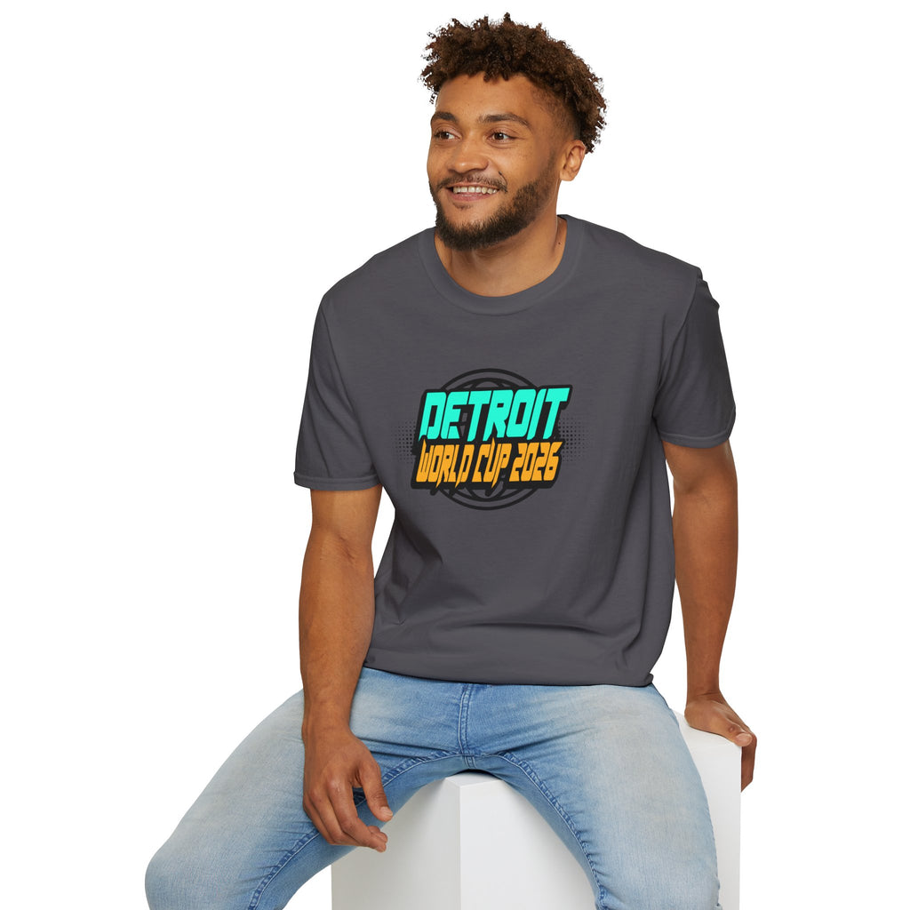 Detroit World Cup 2026 T-Shirt — Retro Soccer Graphic Tee