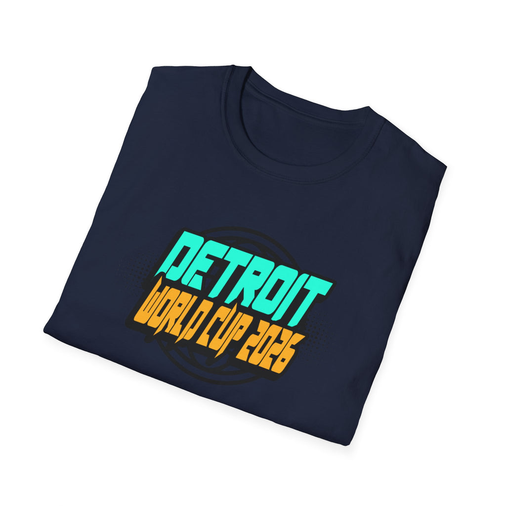Detroit World Cup 2026 T-Shirt — Retro Soccer Graphic Tee