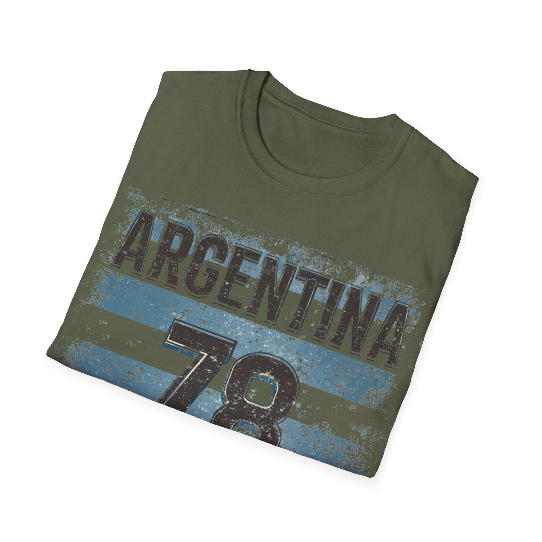 Argentina 78 T-Shirt | Vintage Stripes Soccer Jersey Style