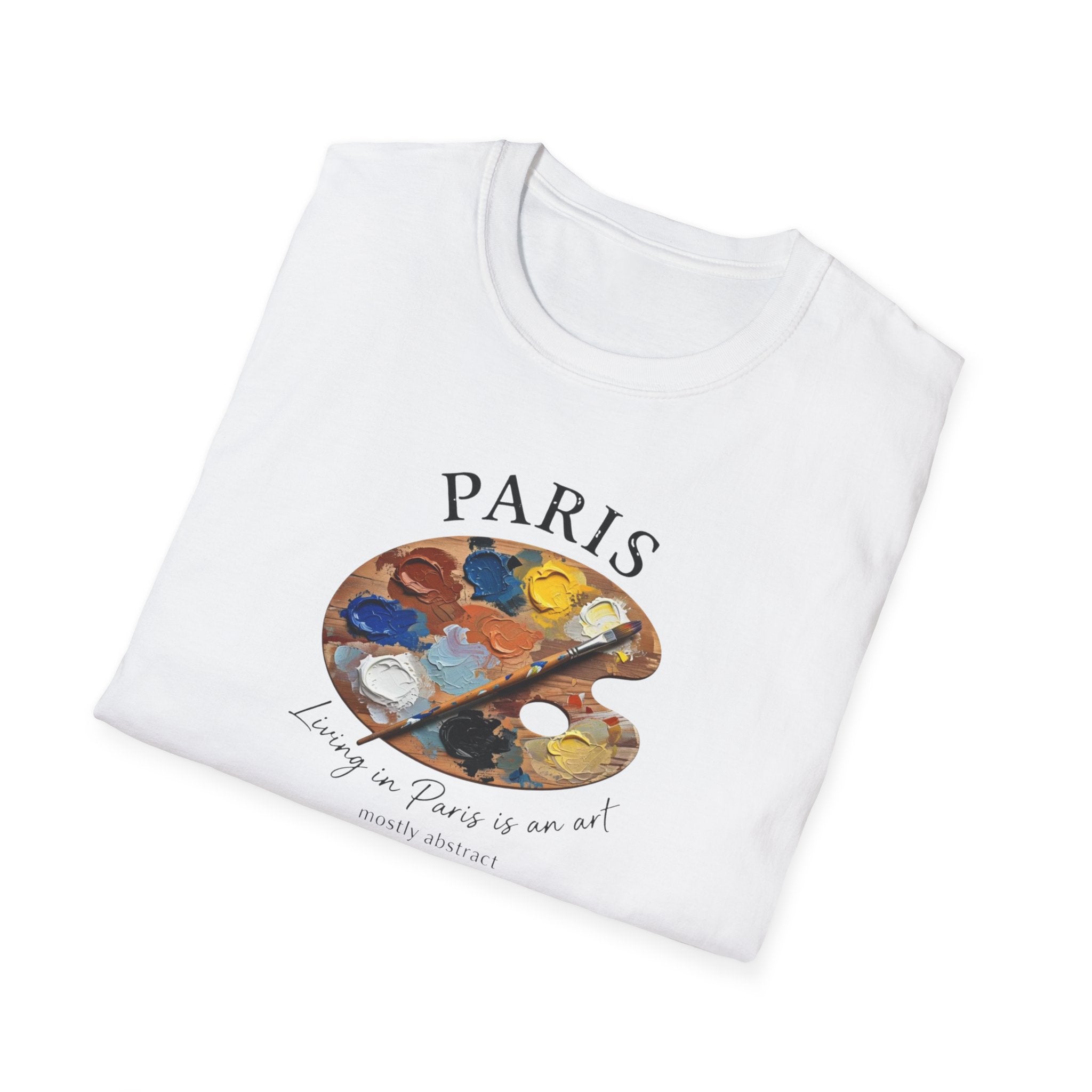 Paris Artist Palette T-Shirt — "Every one of these is a new idea" Artistic Tee