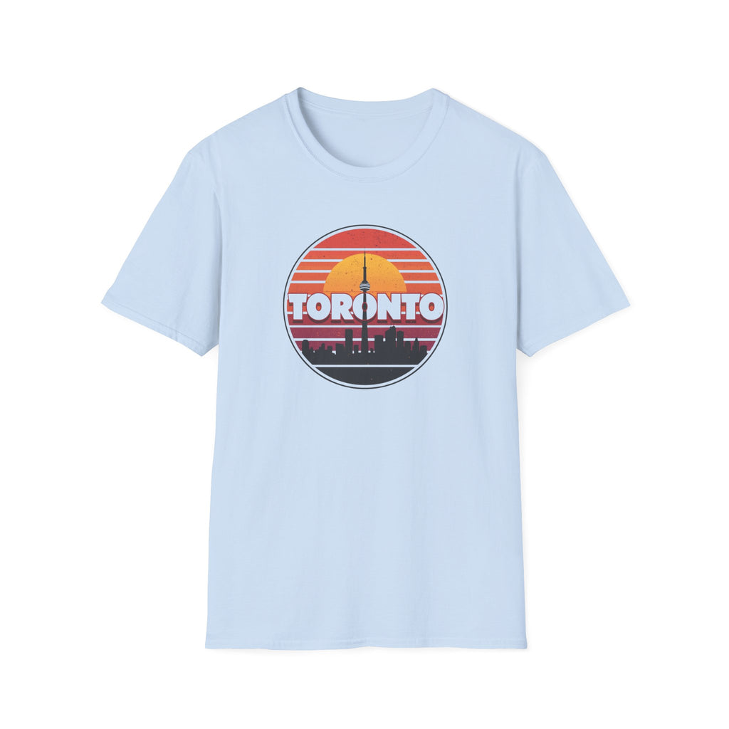 Toronto Retro Sunset T-Shirt — Vintage City Skyline Tee