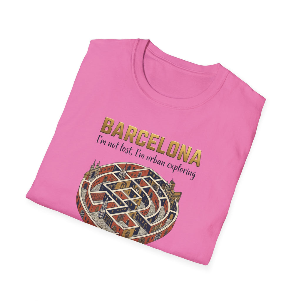 Barcelona Heart Maze T-Shirt — I am not lost, I’m urban exploring