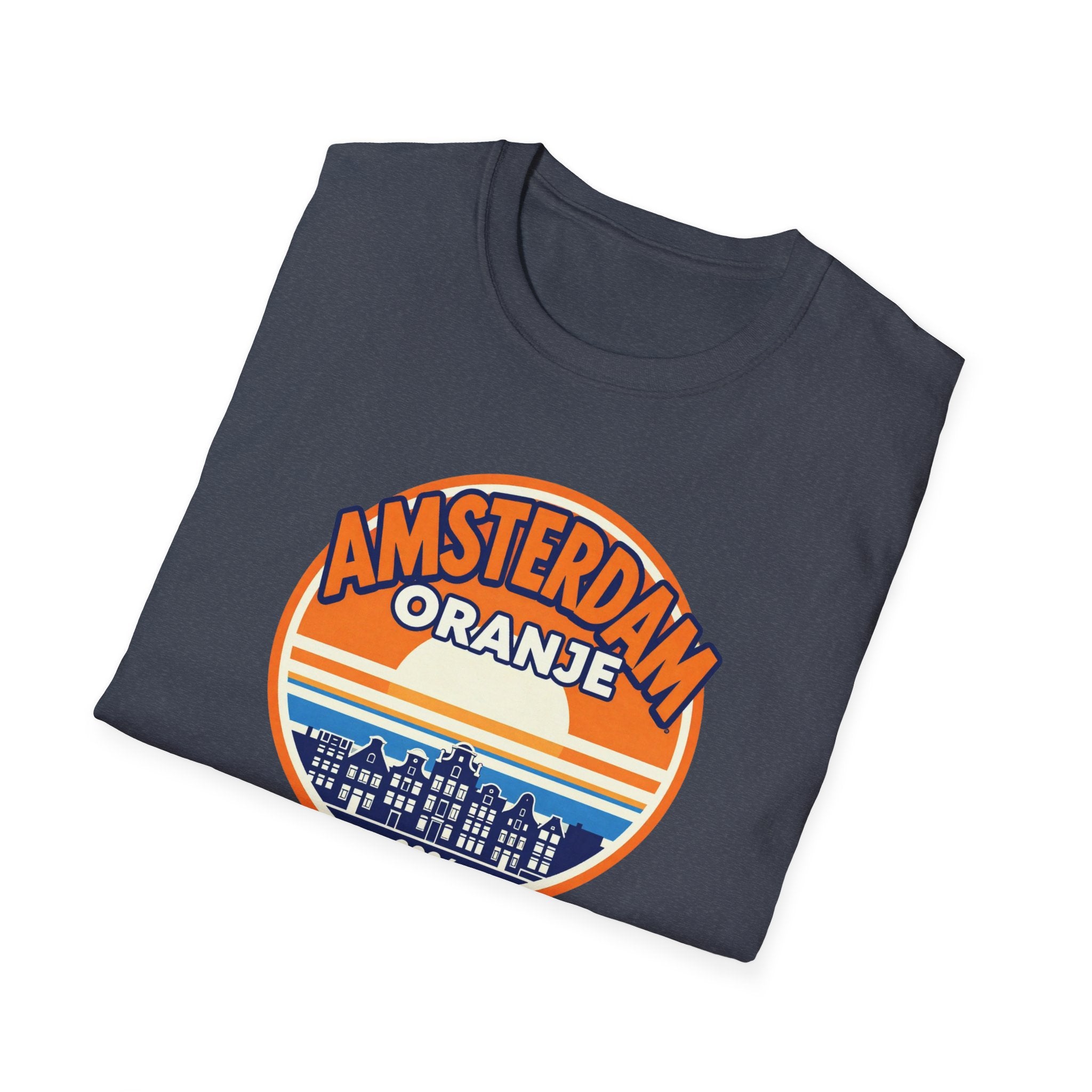 Amsterdam Oranje Retro Sunset T-Shirt