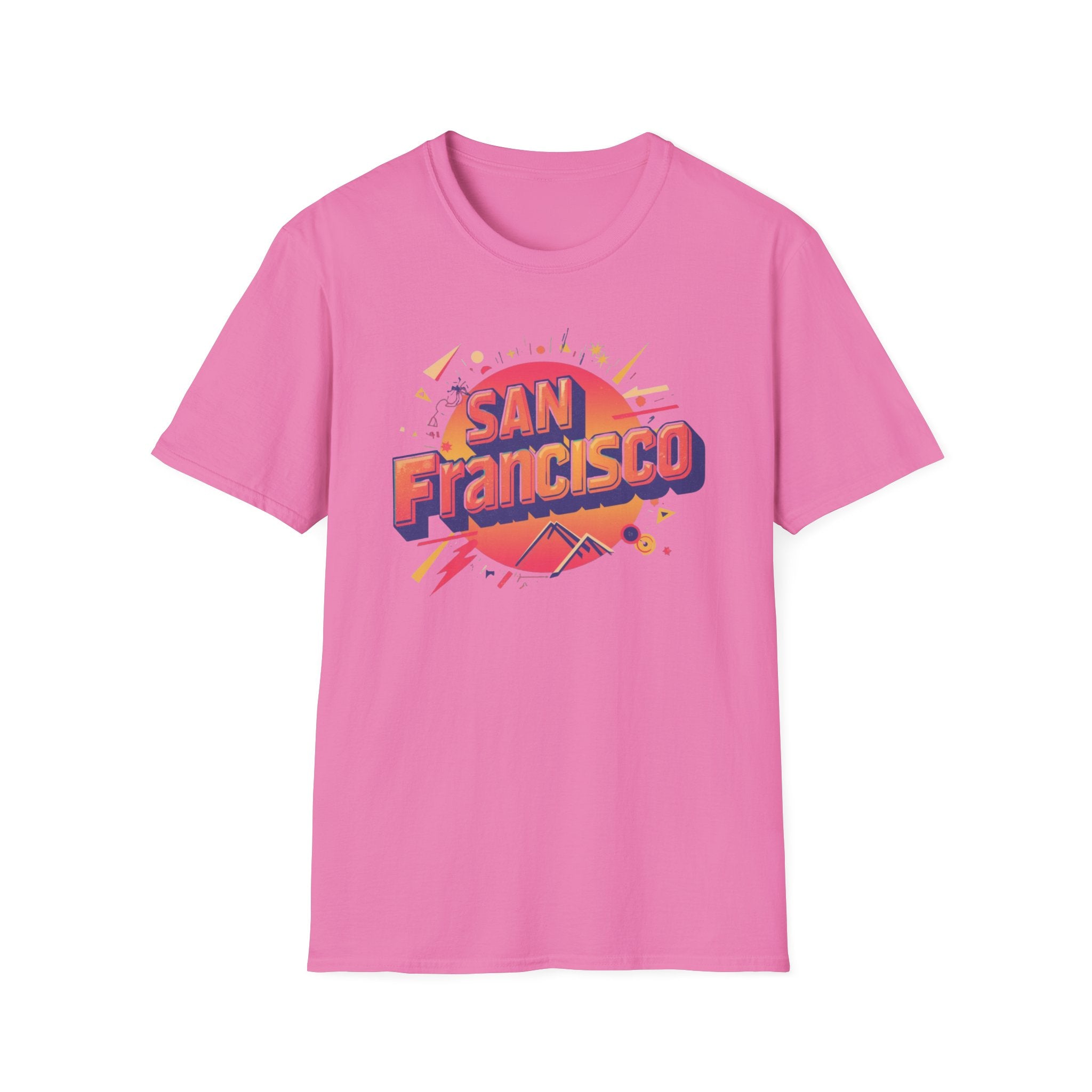 San Francisco Retro Sunset T-Shirt — Vintage City Skyline Tee