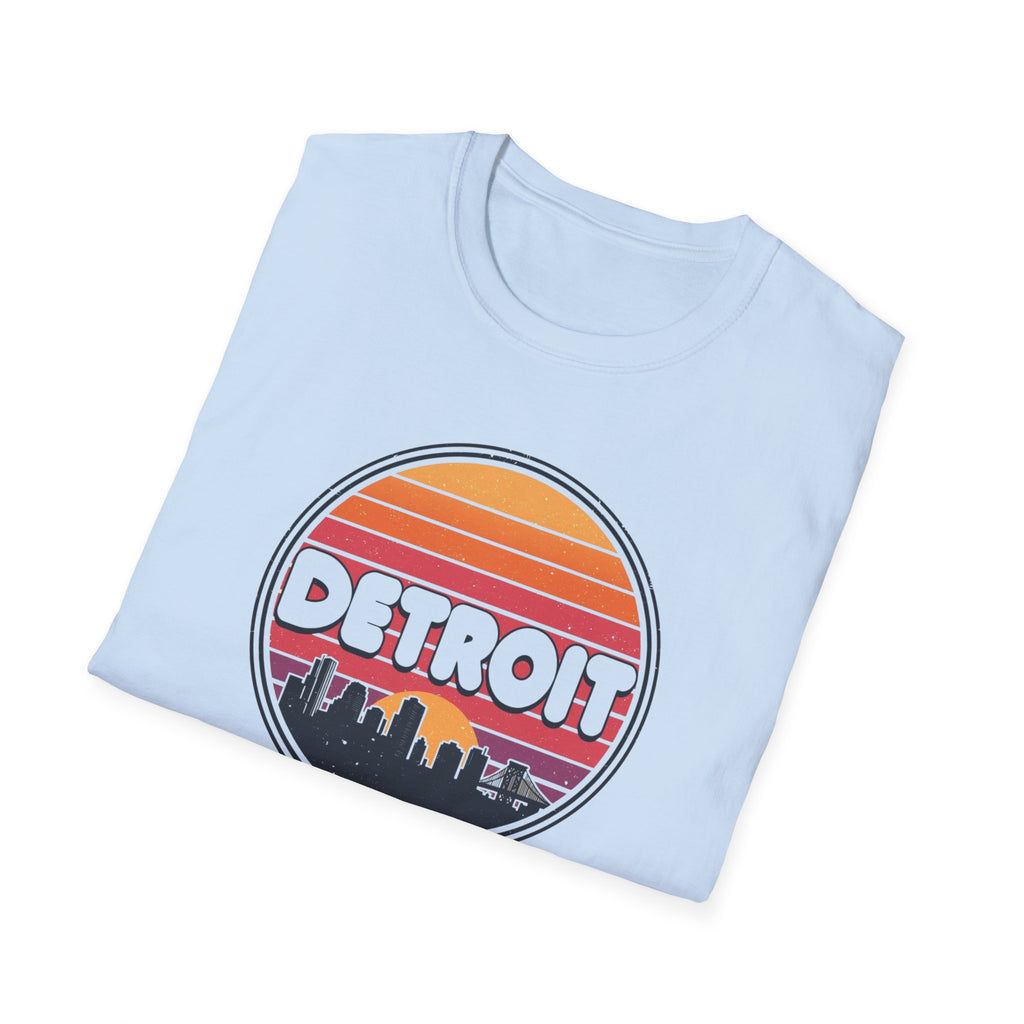 Detroit Sunset Skyline T-Shirt