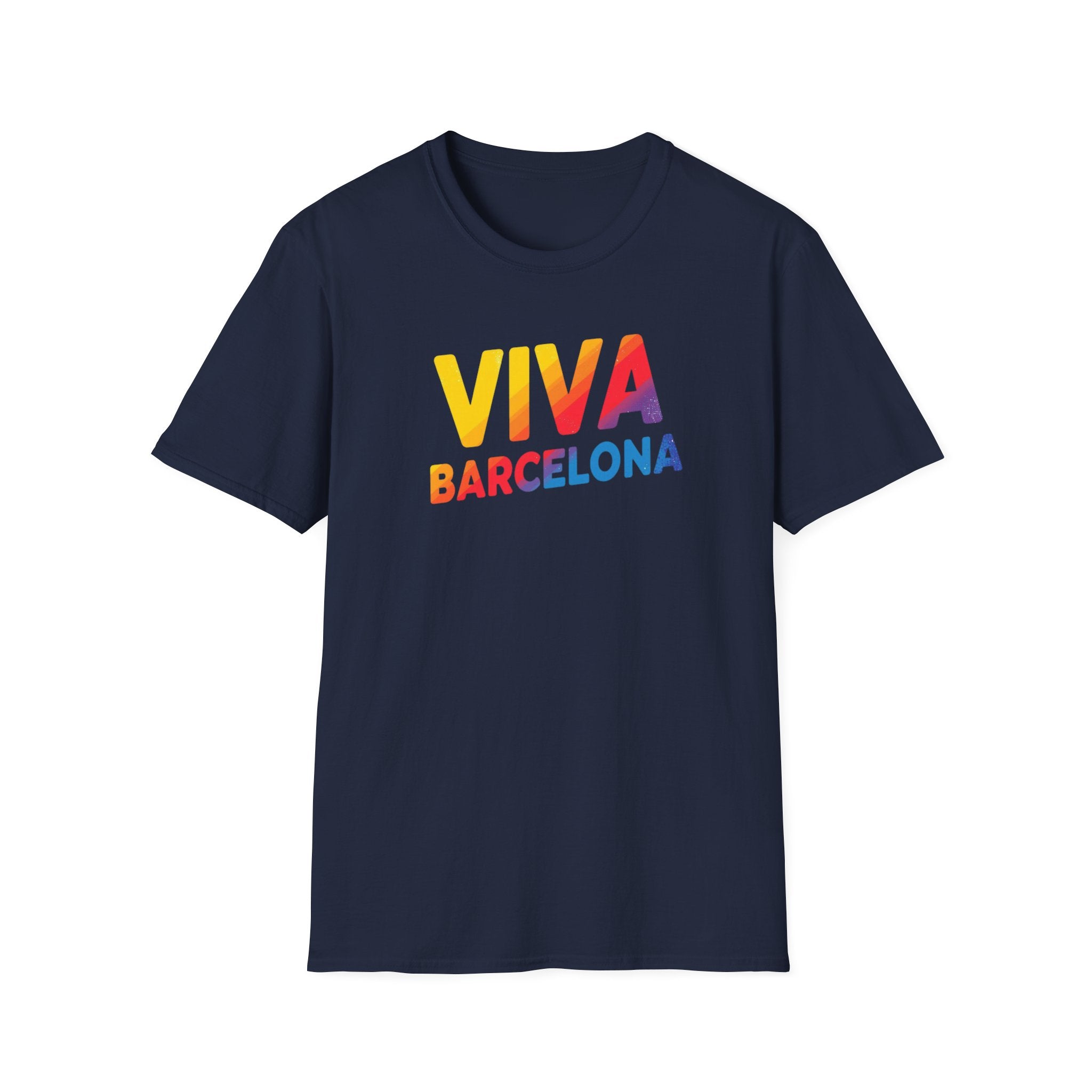 Viva Barcelona T-Shirt | Colorful Spain Travel Tee