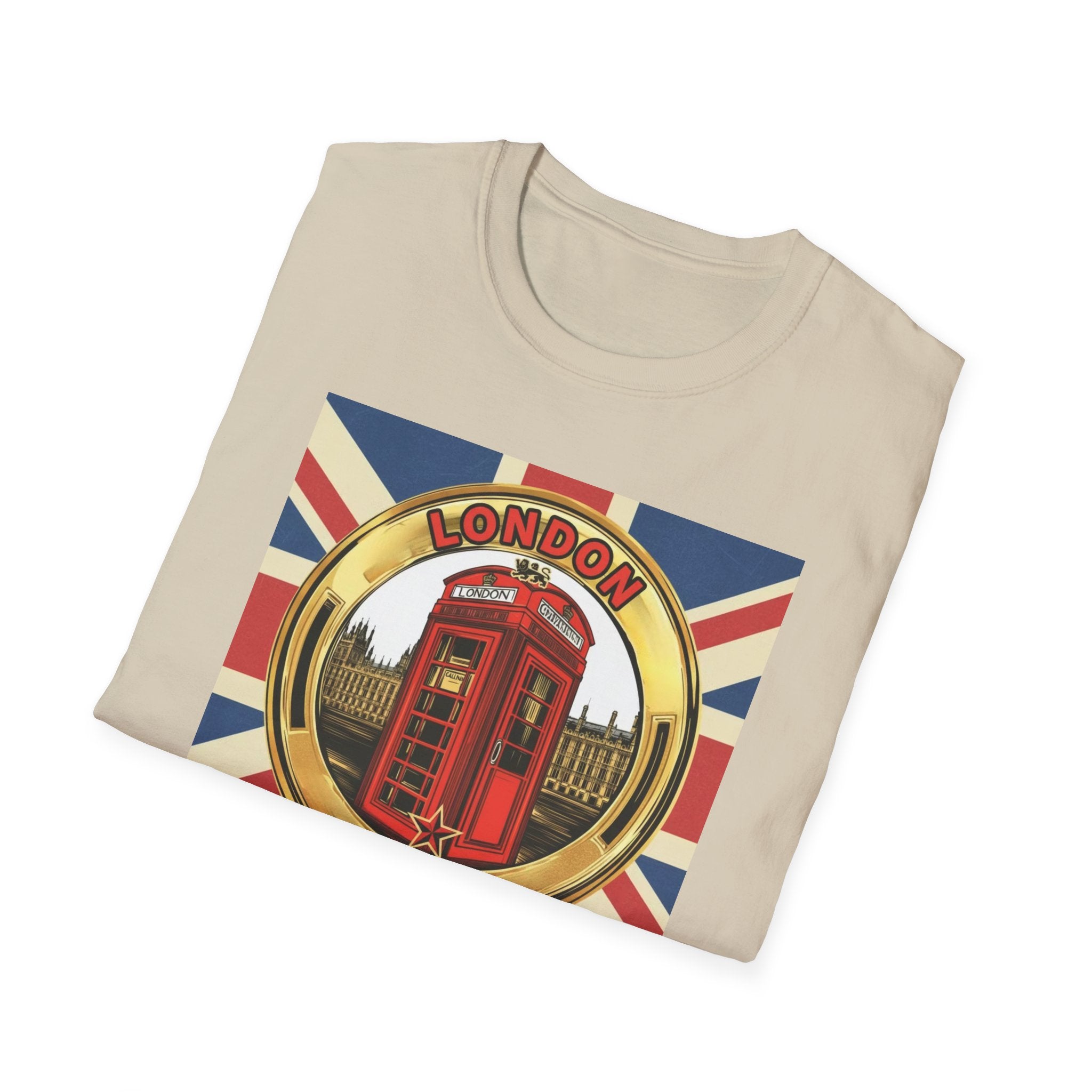 London Phone Booth T-Shirt World Cup 2026 — Vintage Union Jack Travel Supporters Tee