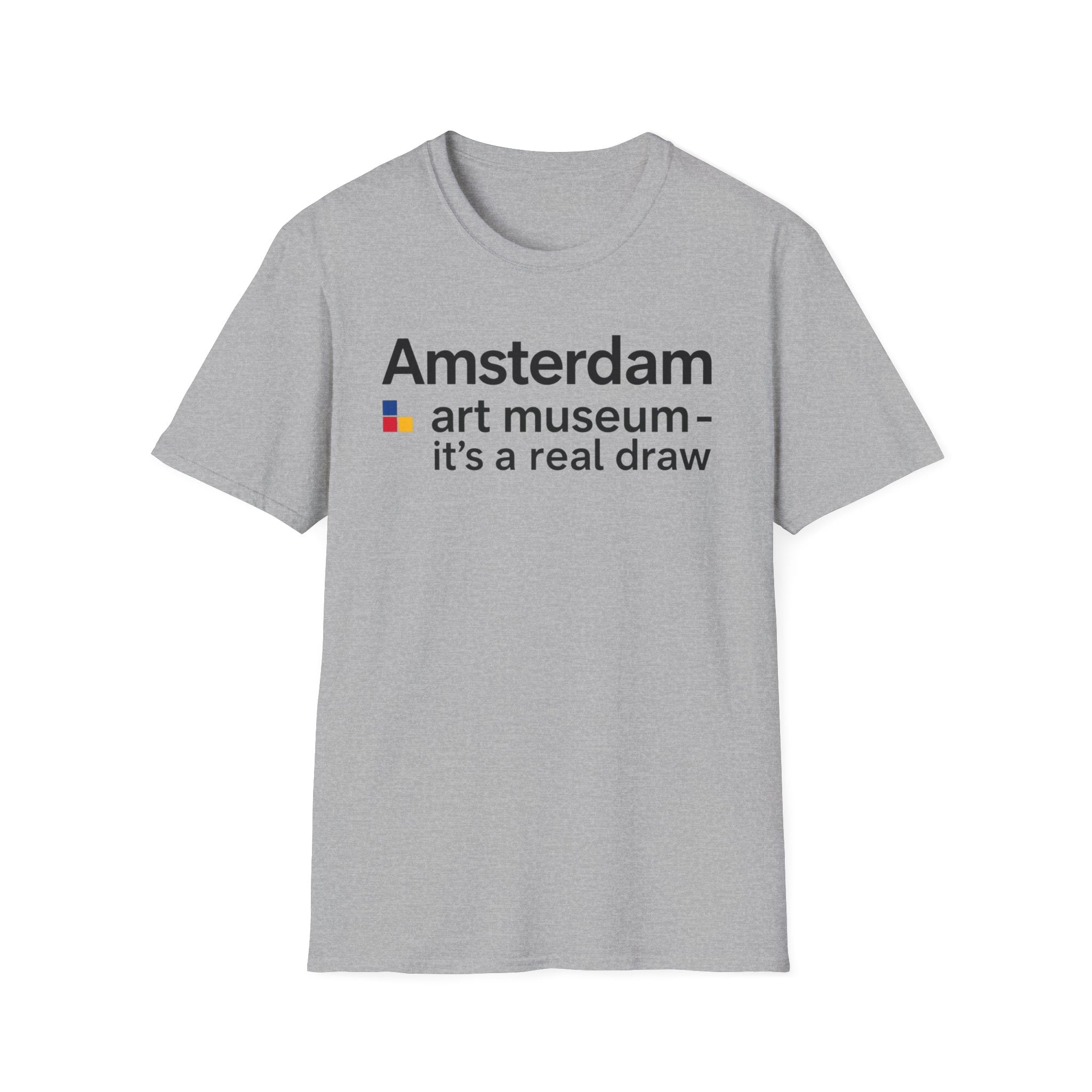 Amsterdam Art Museum T-Shirt — "it's a real draw" Graphic Tee
