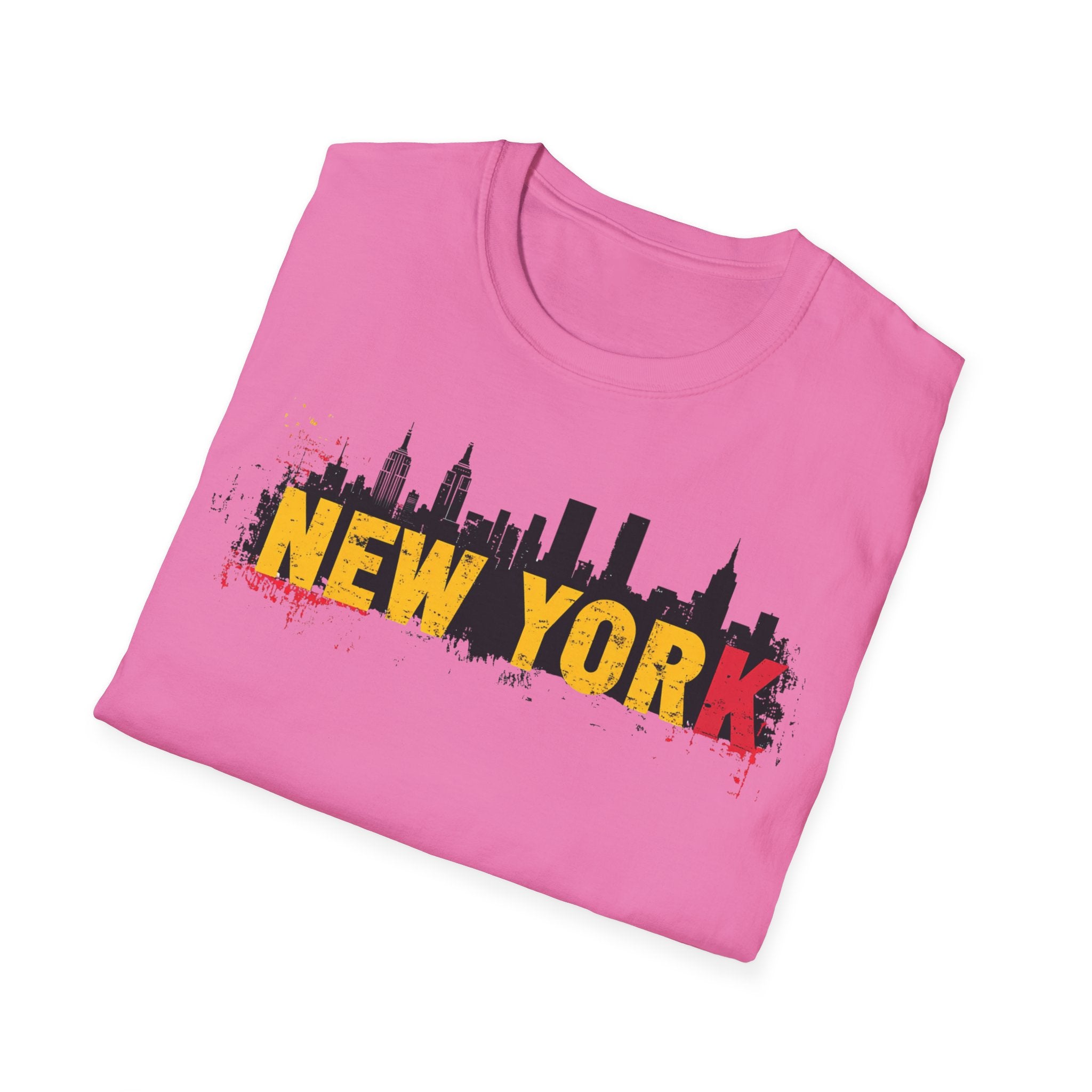 New York skyline graffiti T-Shirt | NYC skyline urban street art