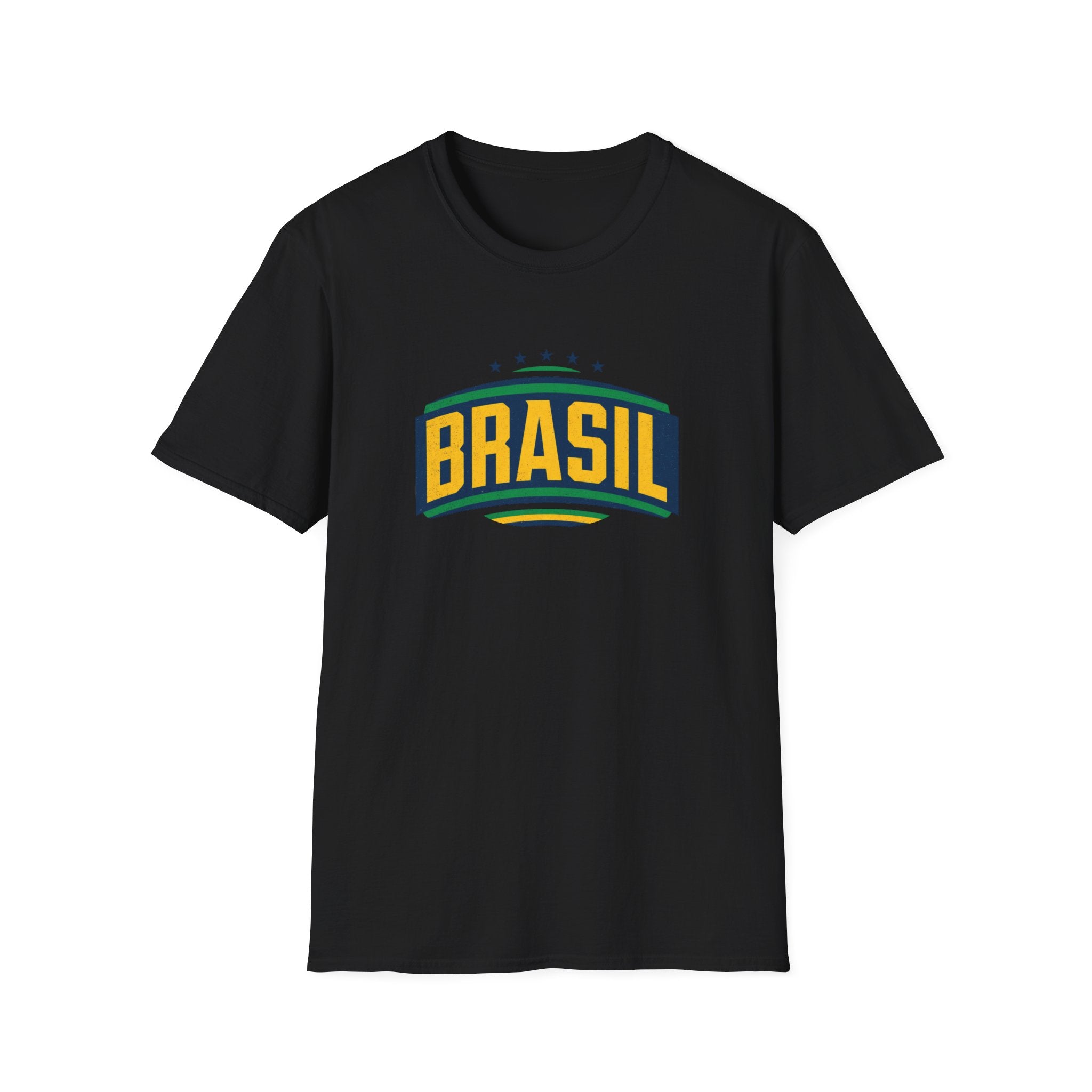 Brasil Retro Arch T-Shirt | Brazilian Flag Colors, Soccer Pride