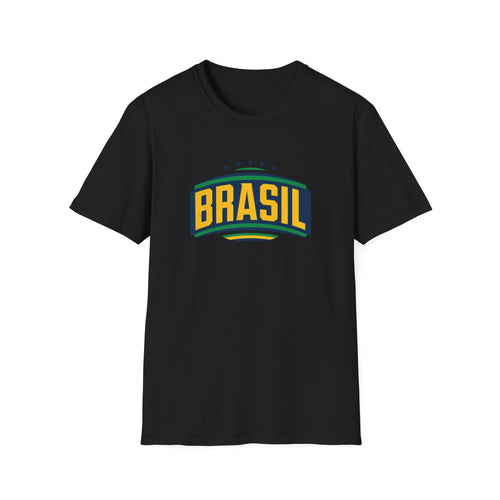 Brasil Retro Arch T-Shirt | Brazilian Flag Colors, Soccer Pride