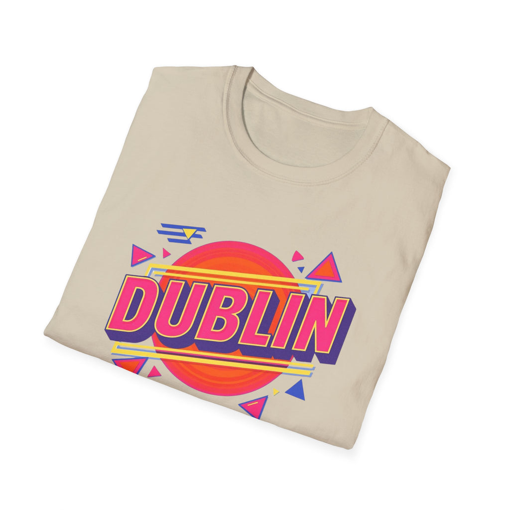 Dublin Retro 3D Unisex Softstyle T-Shirt