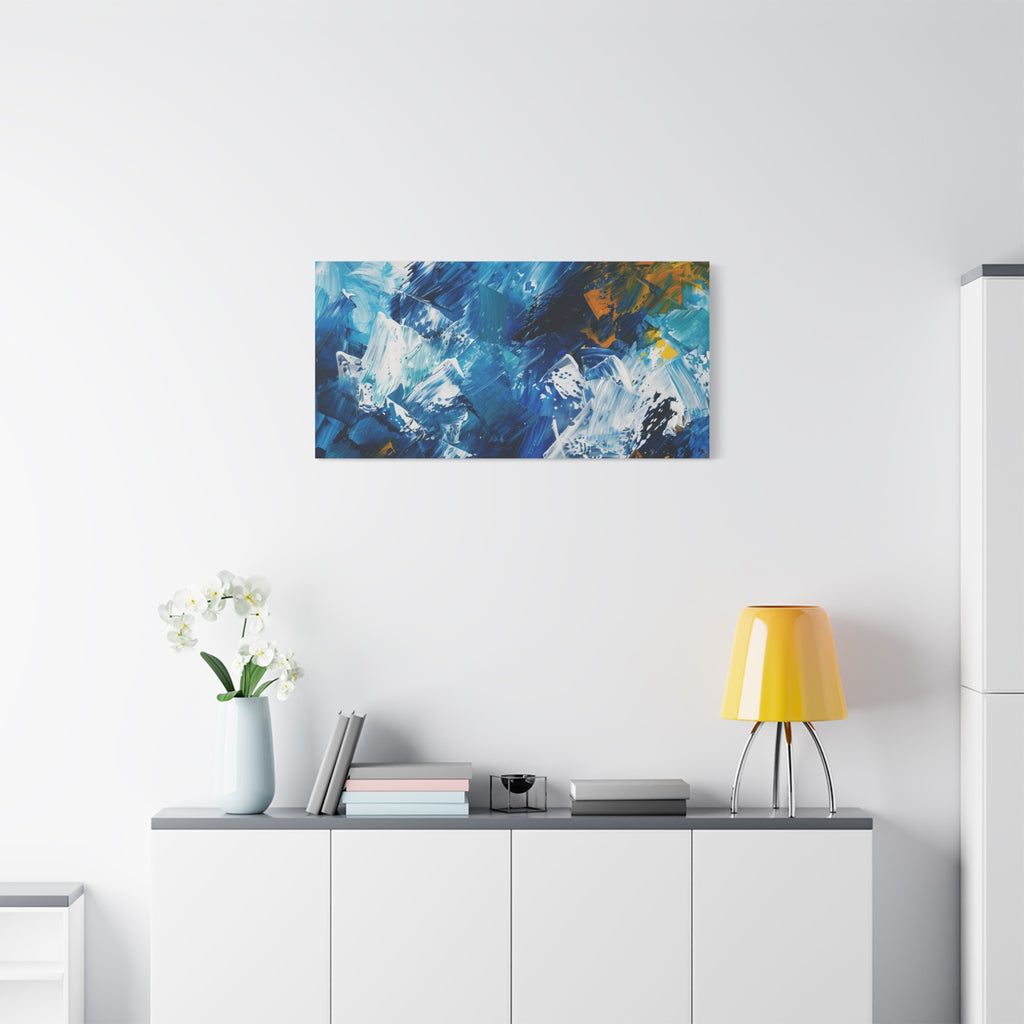 Abstract Painting Inspired by Munich and Bavarian Culture Stretched Canvas Wall Art
