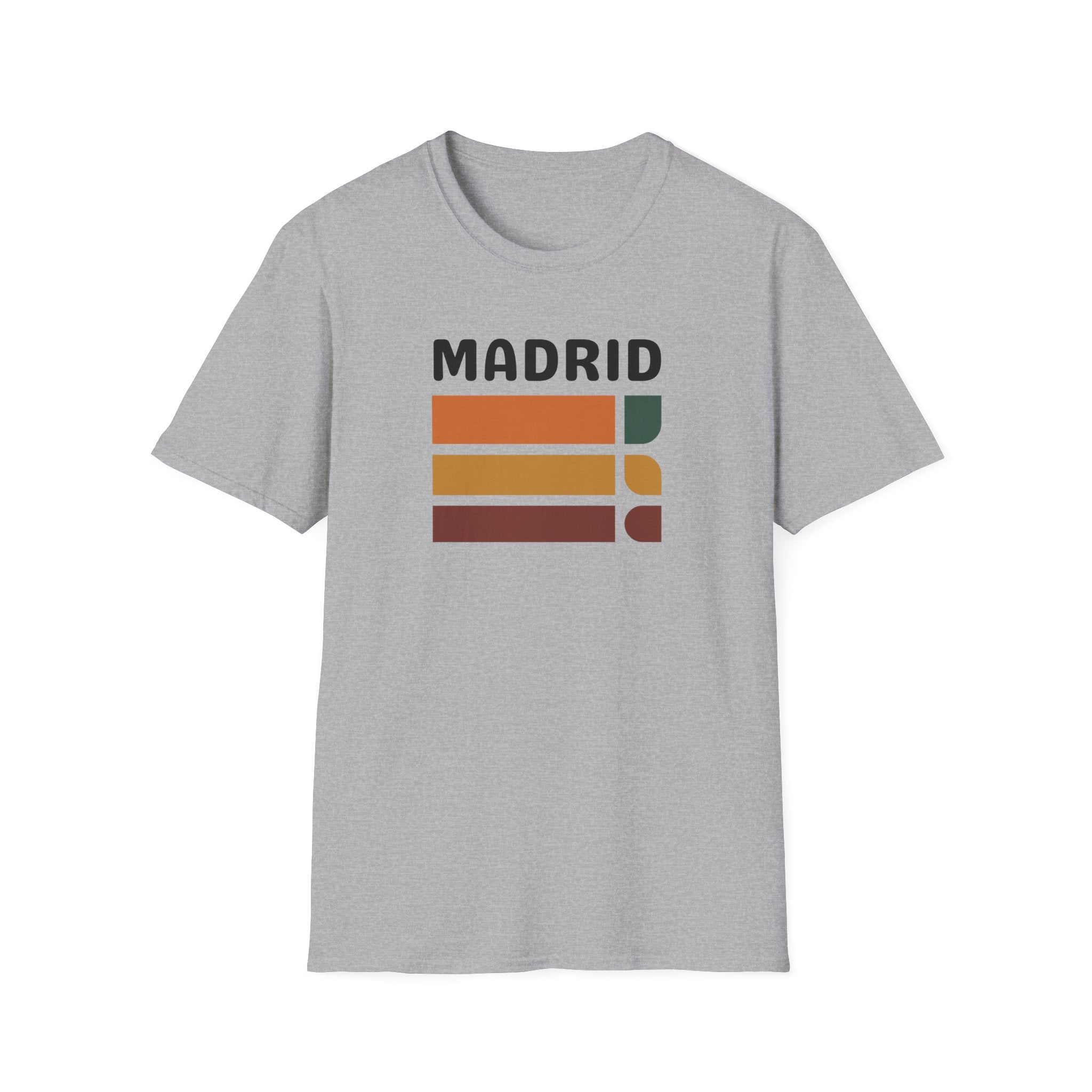 Madrid Retro Stripes T-Shirt | Vintage City Graphic
