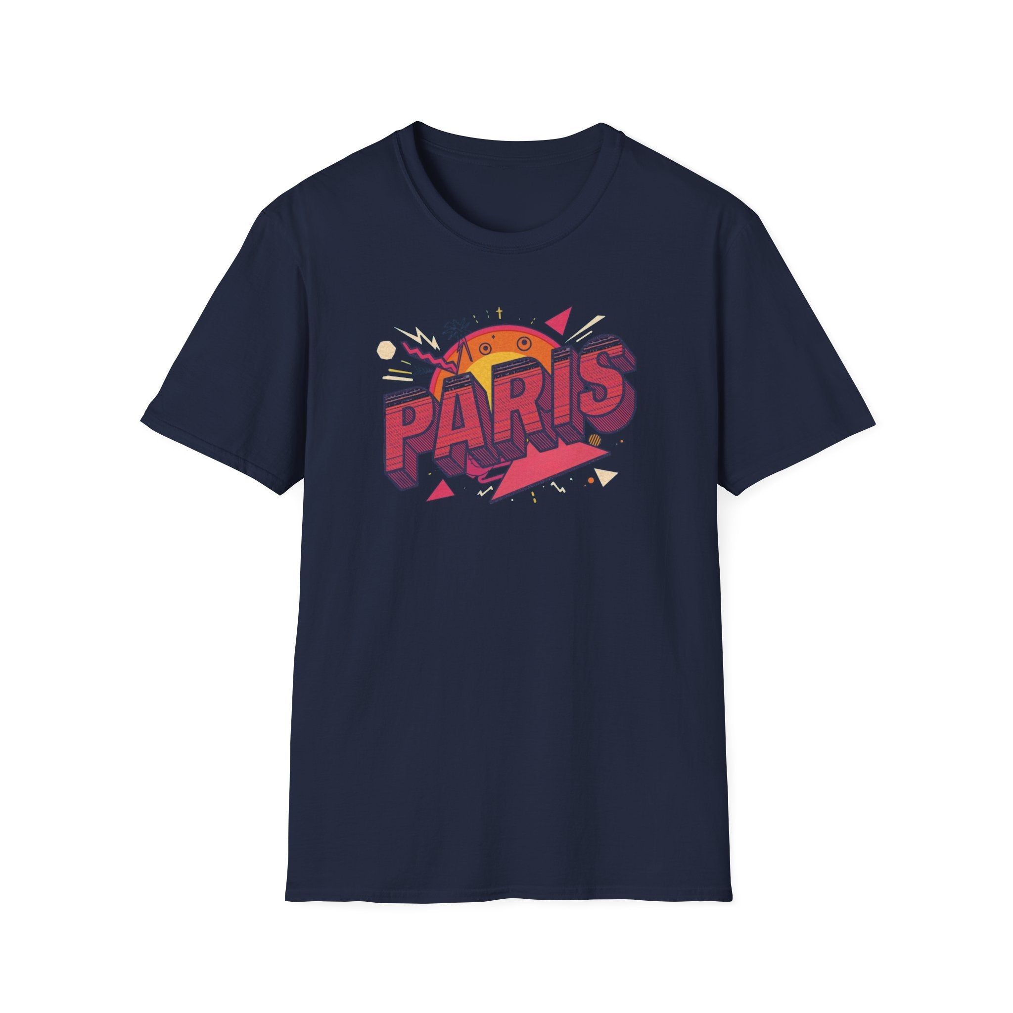 Paris Retro Graphic T-Shirt — Vintage Sunset Travel Tee