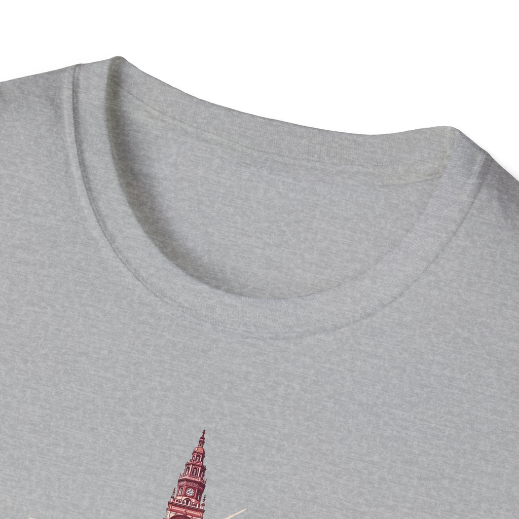 Munchen skyline brushstroke T-Shirt | Munich cityscape souvenir