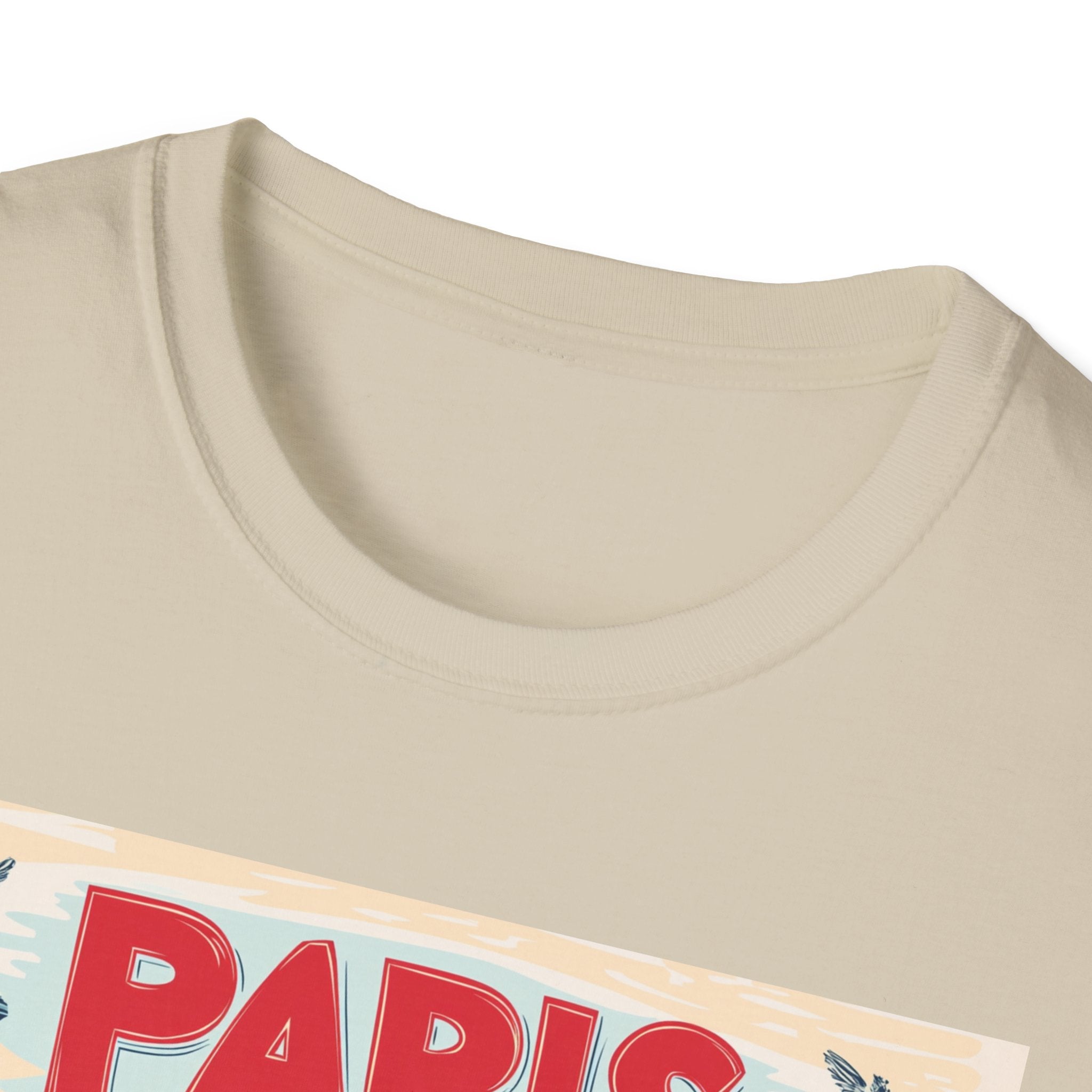Paris Vintage Postcard T-Shirt | Eiffel Tower Retro Travel Tee