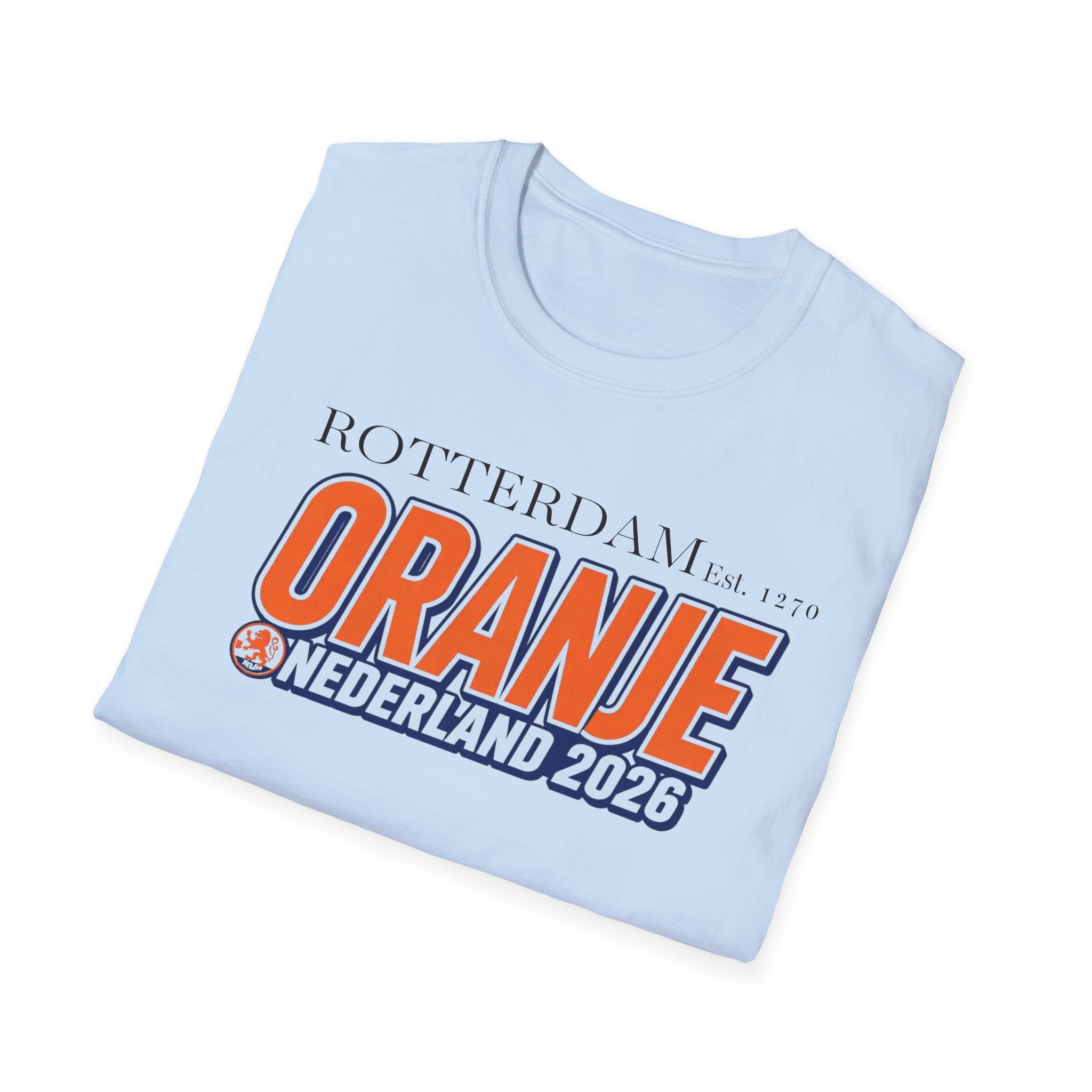 Oranje Nederland 2026 T-Shirt — Rotterdam Football Fan Tee