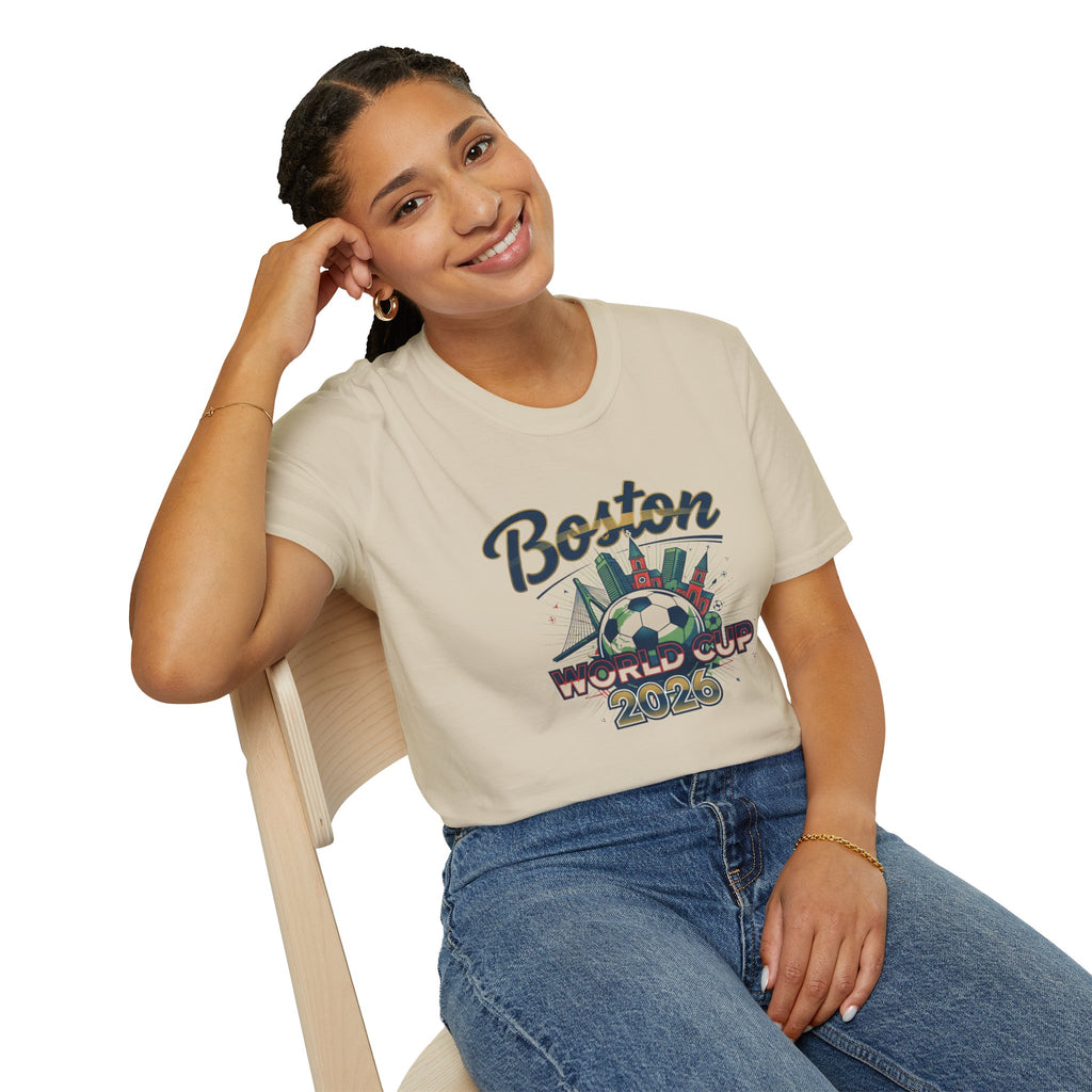 Boston World Cup 2026 Soccer T-Shirt