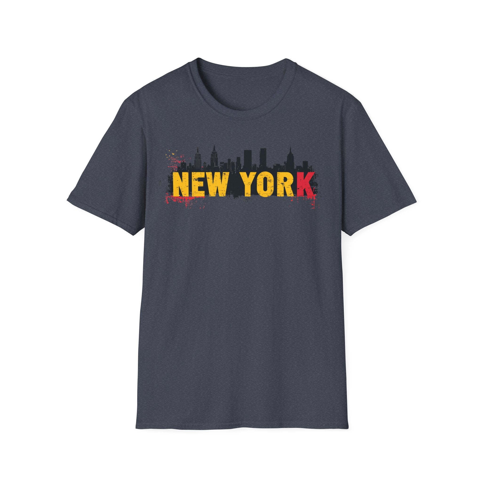 New York skyline graffiti T-Shirt | NYC skyline urban street art