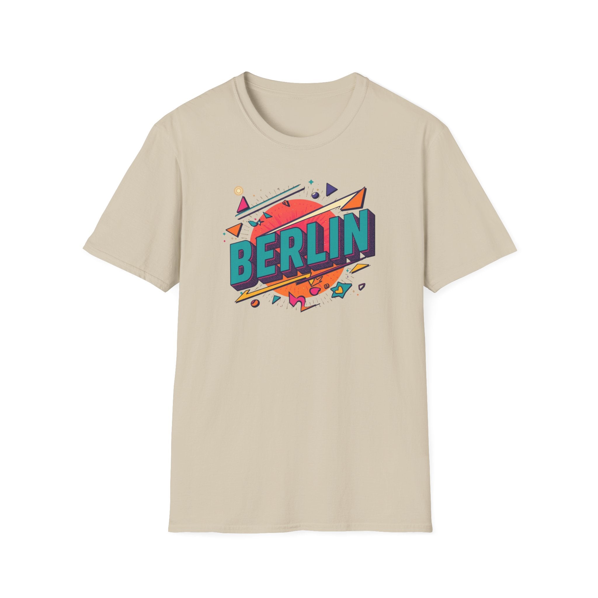 Berlin Retro Graphic T-Shirt — Colorful Vintage City Tee