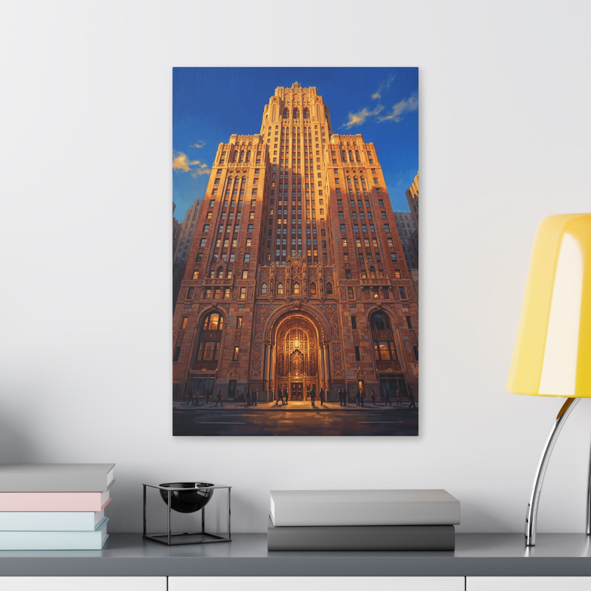 Detroit Guardian Building — Stretched Canvas Wall Art