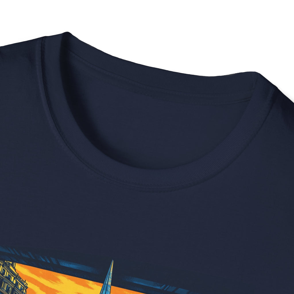 London Skyline Graphic T-Shirt | Retro Cityscape London Tee