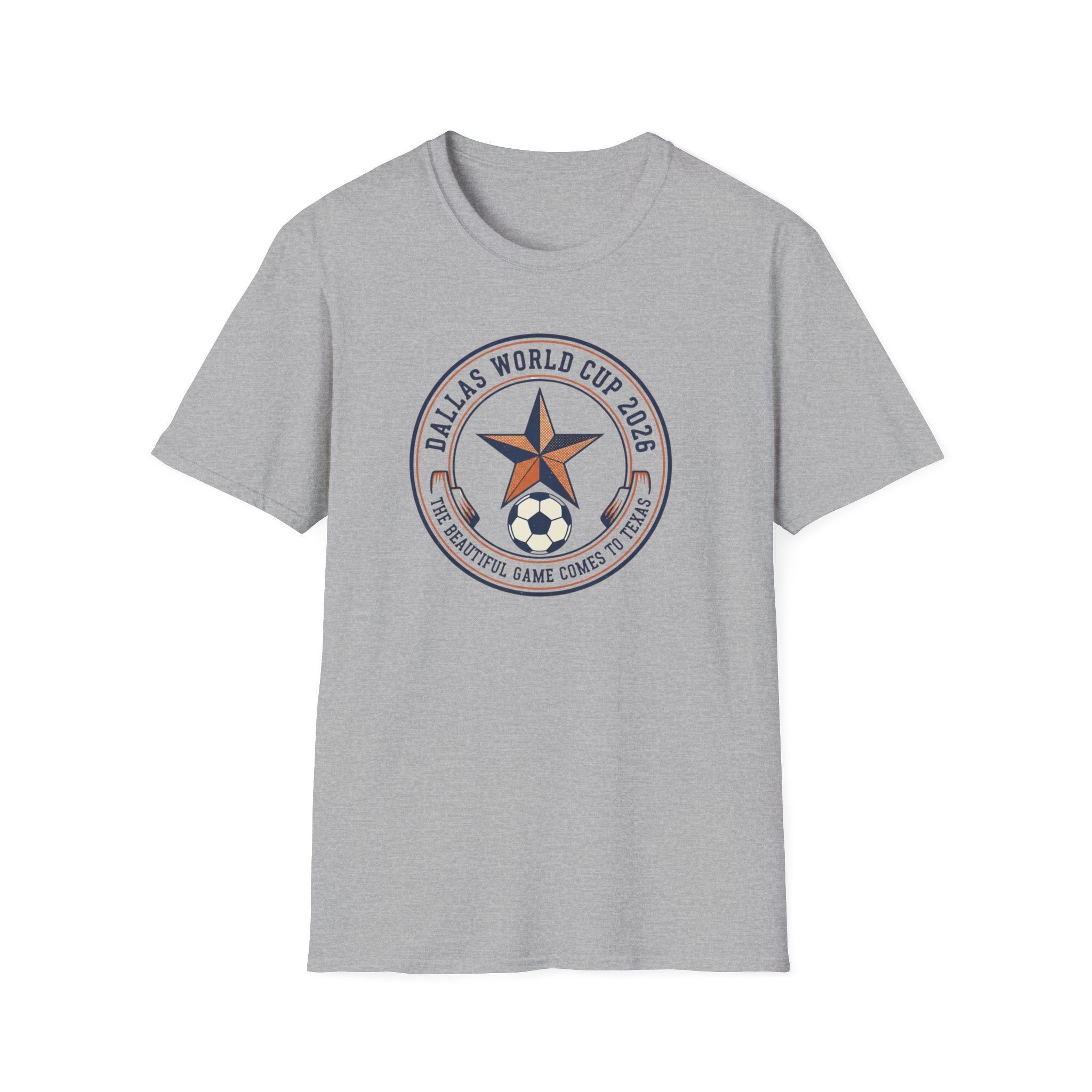 Dallas World Cup 2026 Soccer Badge T-Shirt
