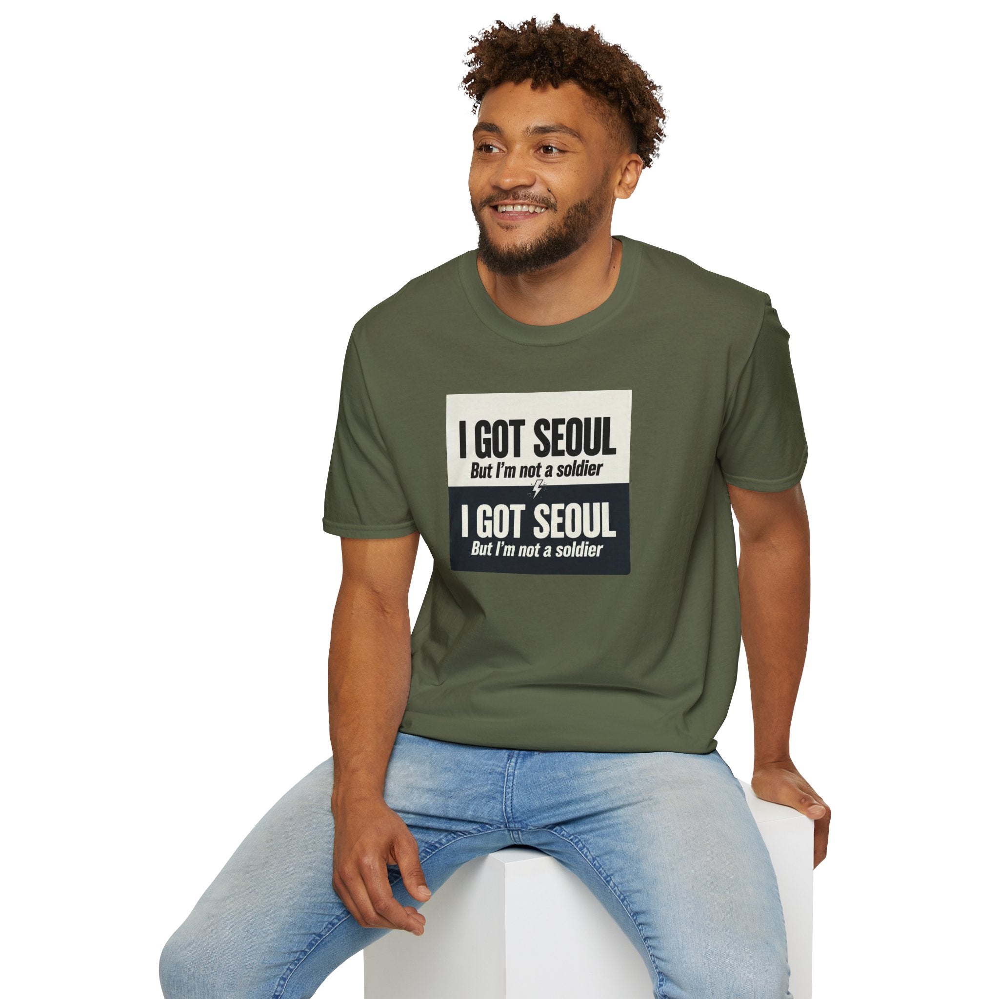 I Got Seoul But I'm Not a Soldier T-Shirt – Seoul Travel Souvenir Tee