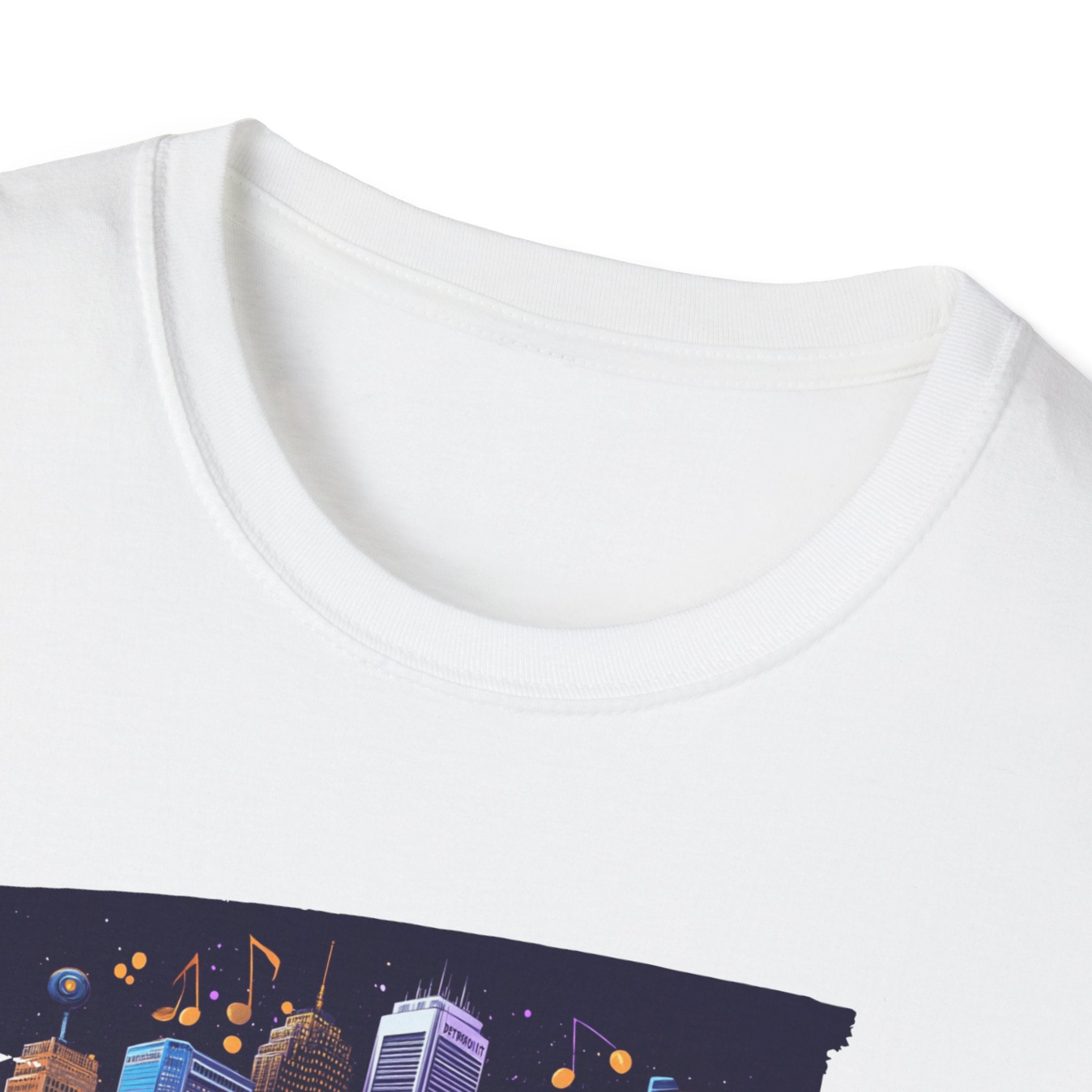 Detroit Skyline Graphic T-Shirt | City Nightscape Tee