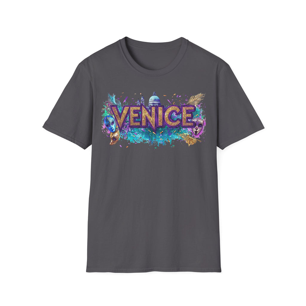 Venice Watercolor Splash T-Shirt | Venice Italy Travel Souvenir