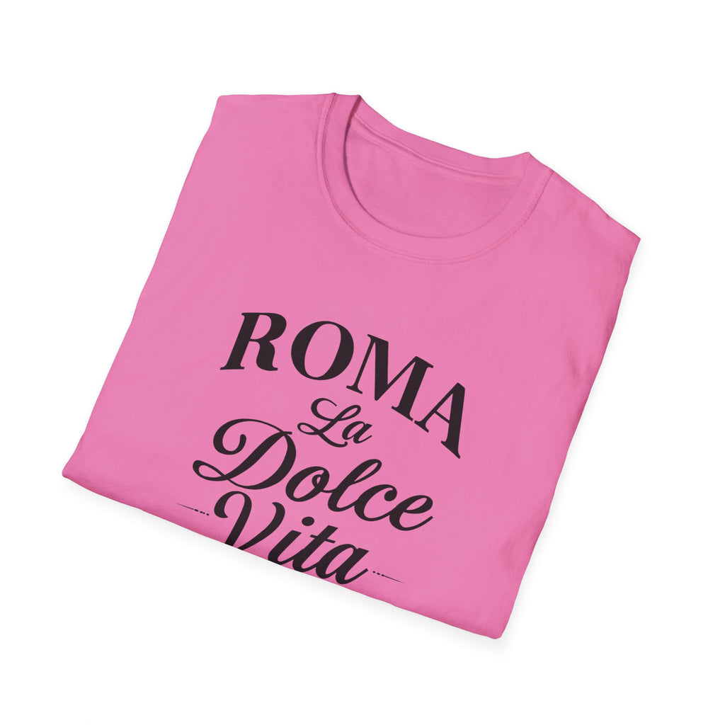 Roma La Dolce Vita T-Shirt | Italian Typography Travel Tee