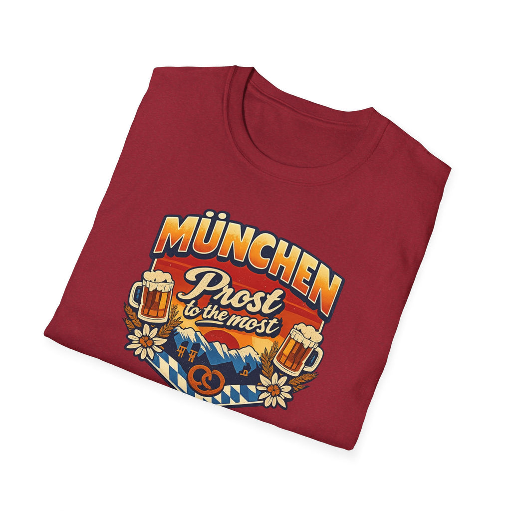 München Prost T-Shirt – Oktoberfest Beer & Pretzel Graphic Tee