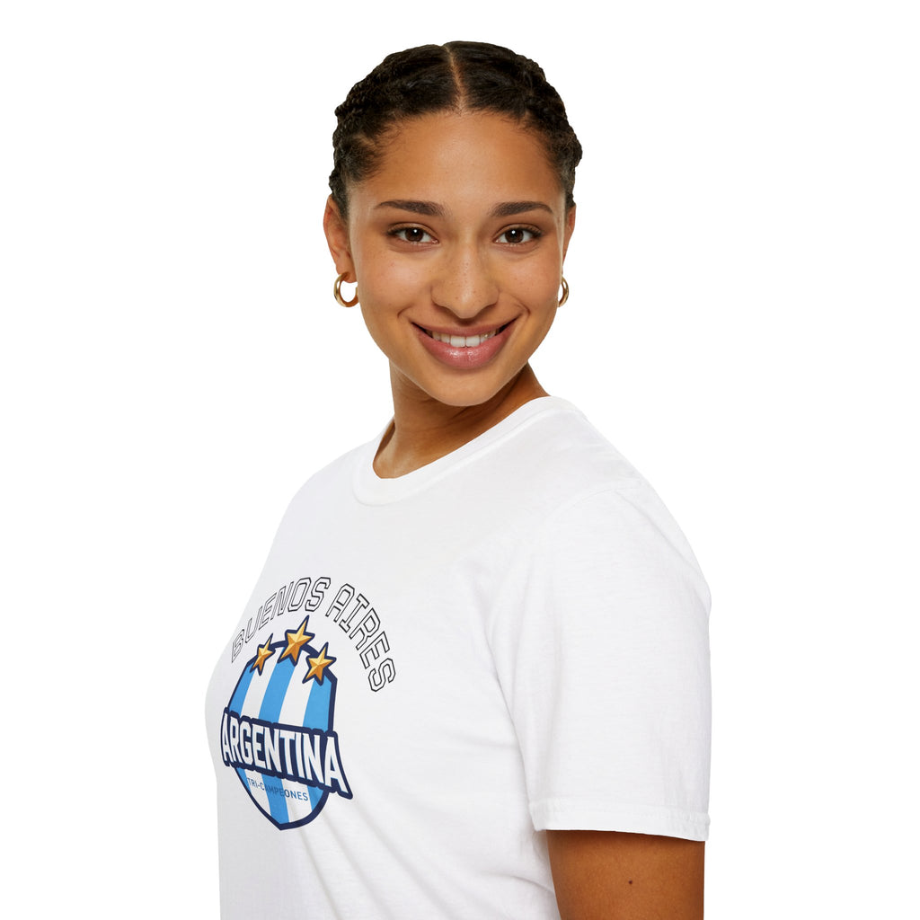 Argentina Buenos Aires Soccer Crest T-Shirt