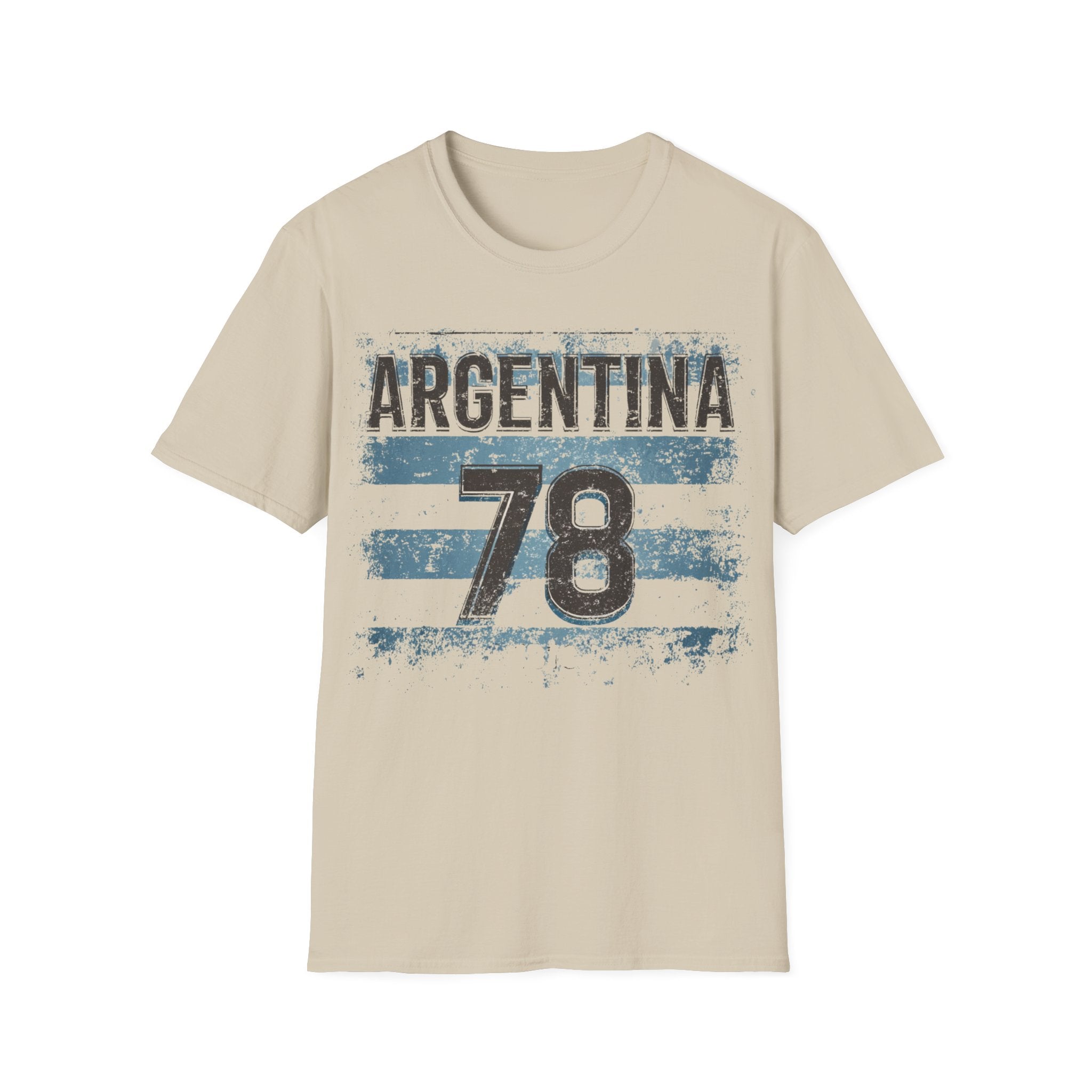 Argentina 78 T-Shirt | Vintage Stripes Soccer Jersey Style