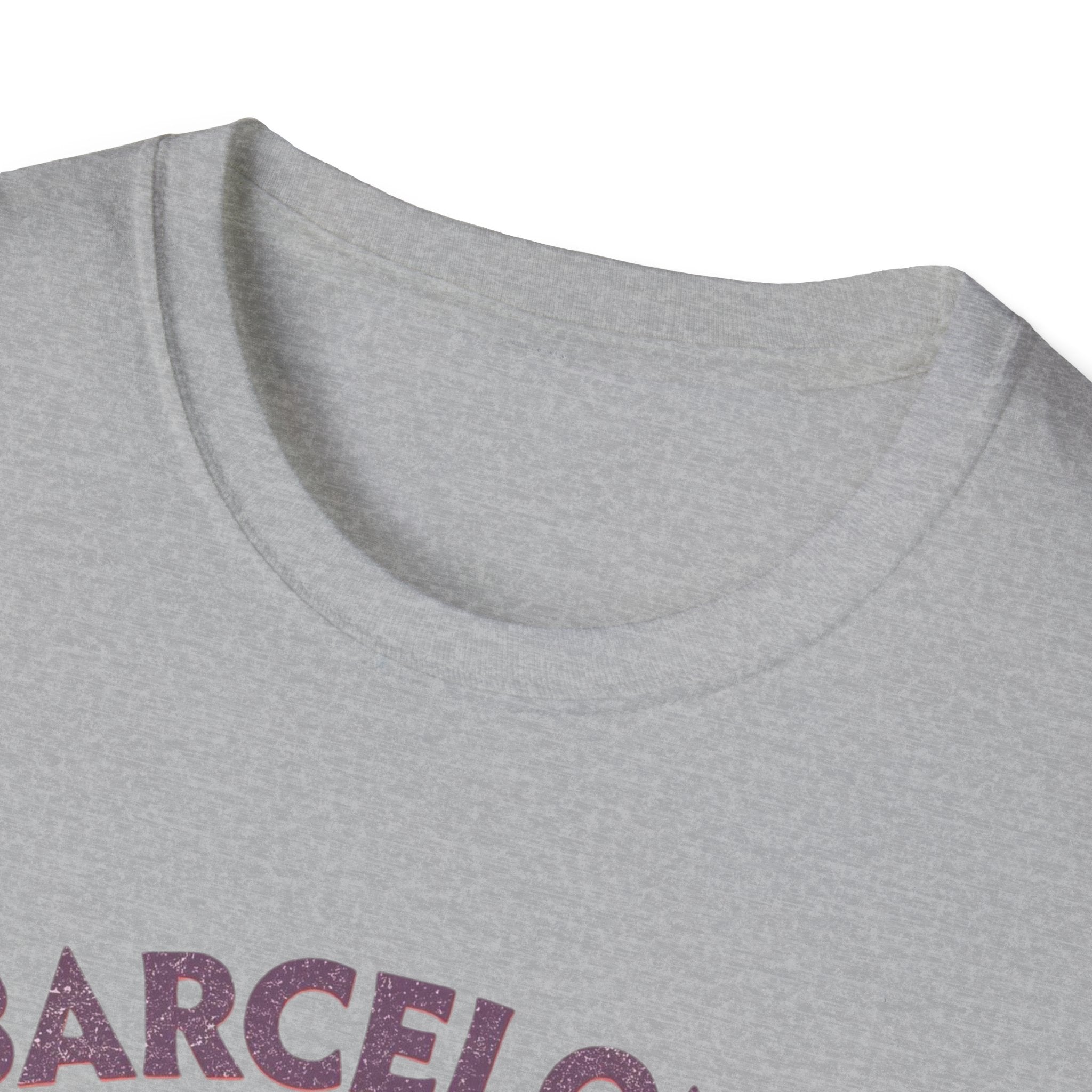 Barcelona "Més que awesome" Retro Striped T-Shirt