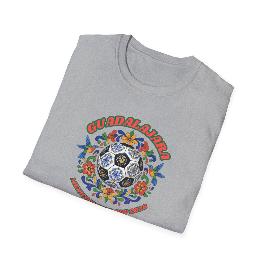Day of the Dead Floral Soccer T-Shirt – Mexican Calavera Football Design