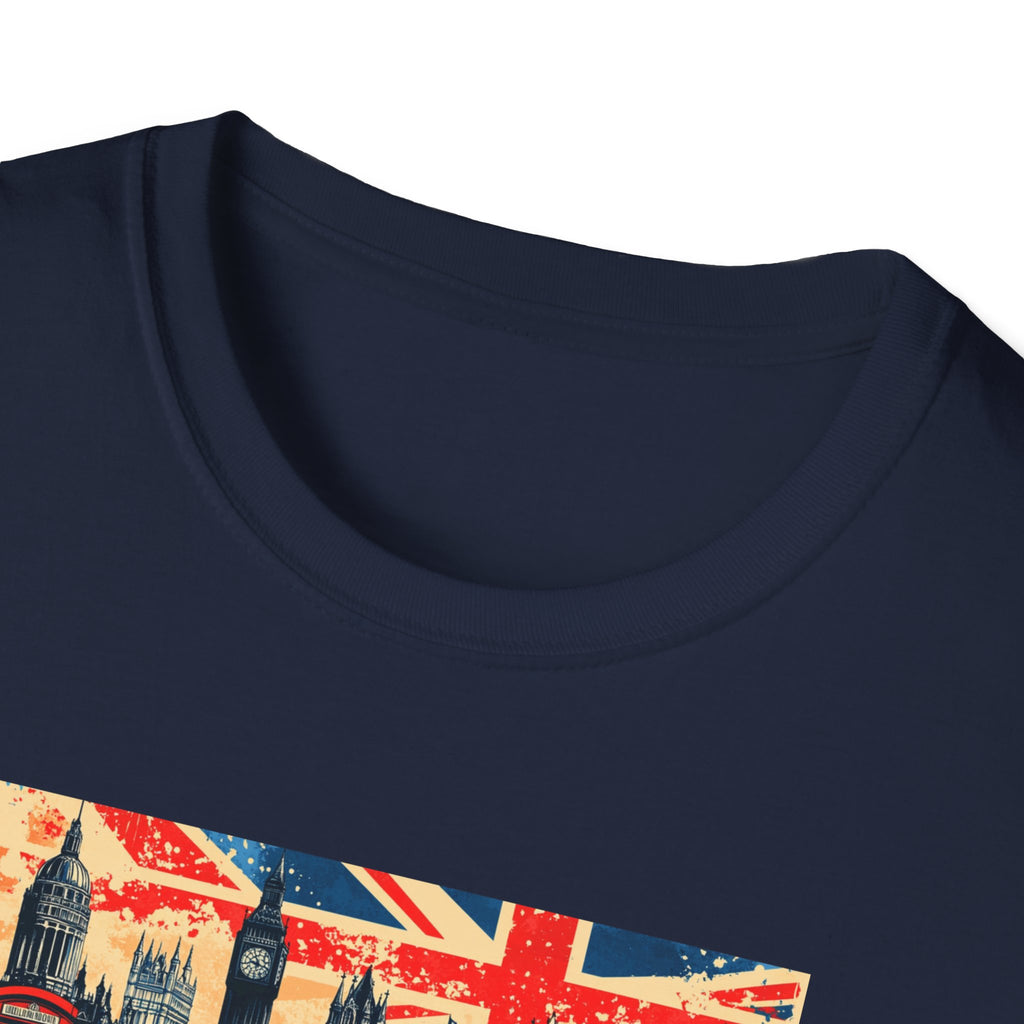 London Skyline Graphic T-Shirt | Union Jack, Tower Bridge, Red Phone Booth