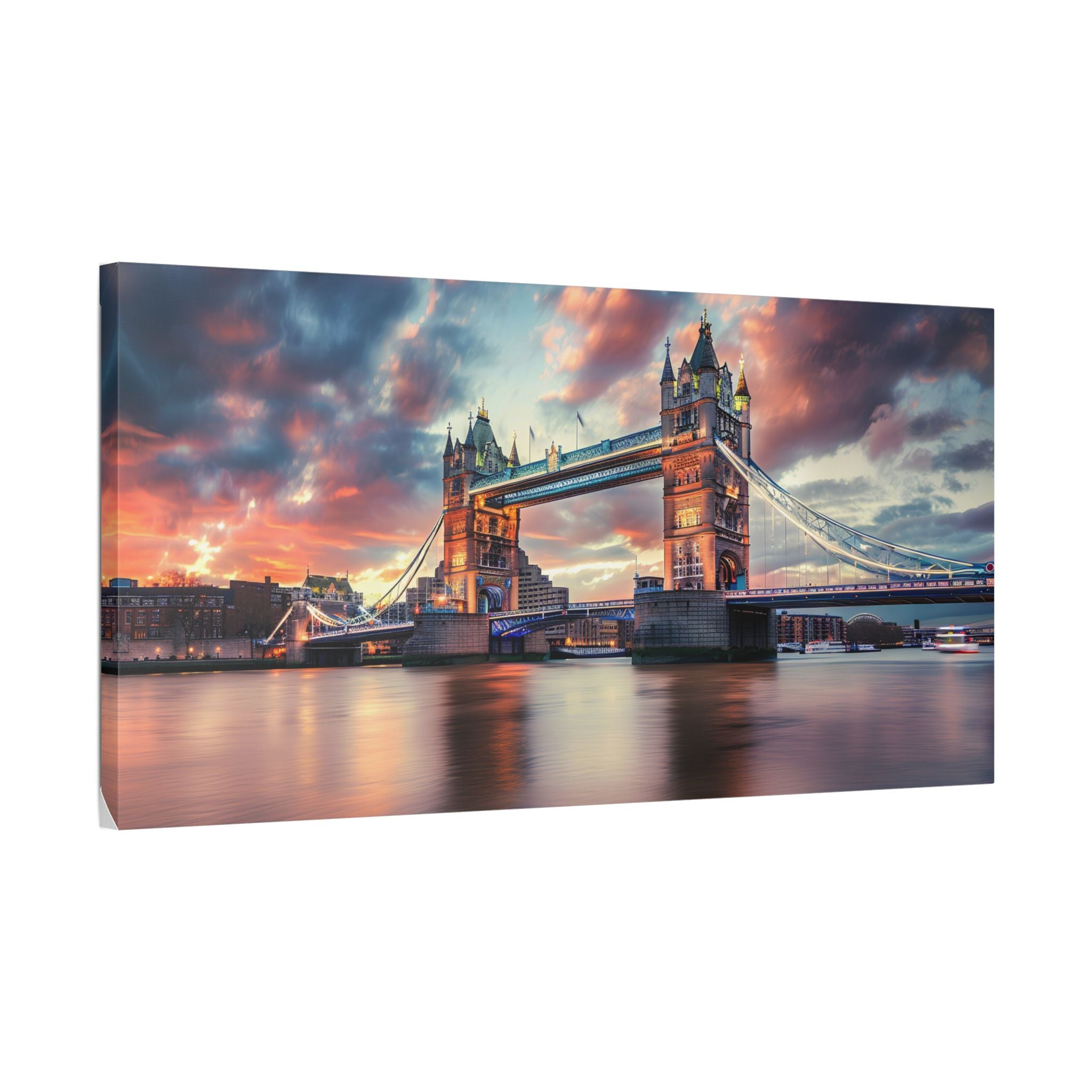 Tower Bridge Sunset Canvas