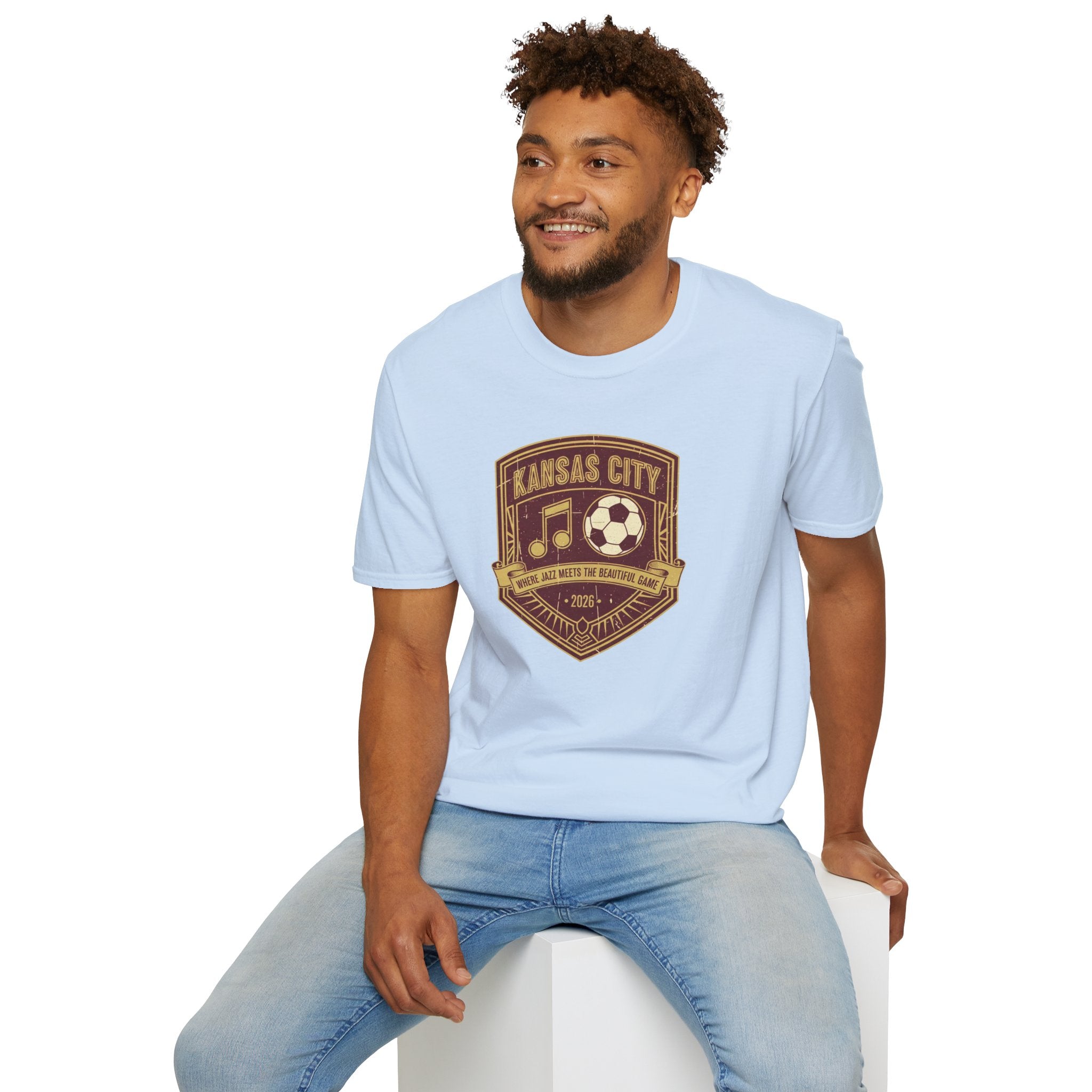 Kansas City Music & Soccer Crest T-Shirt