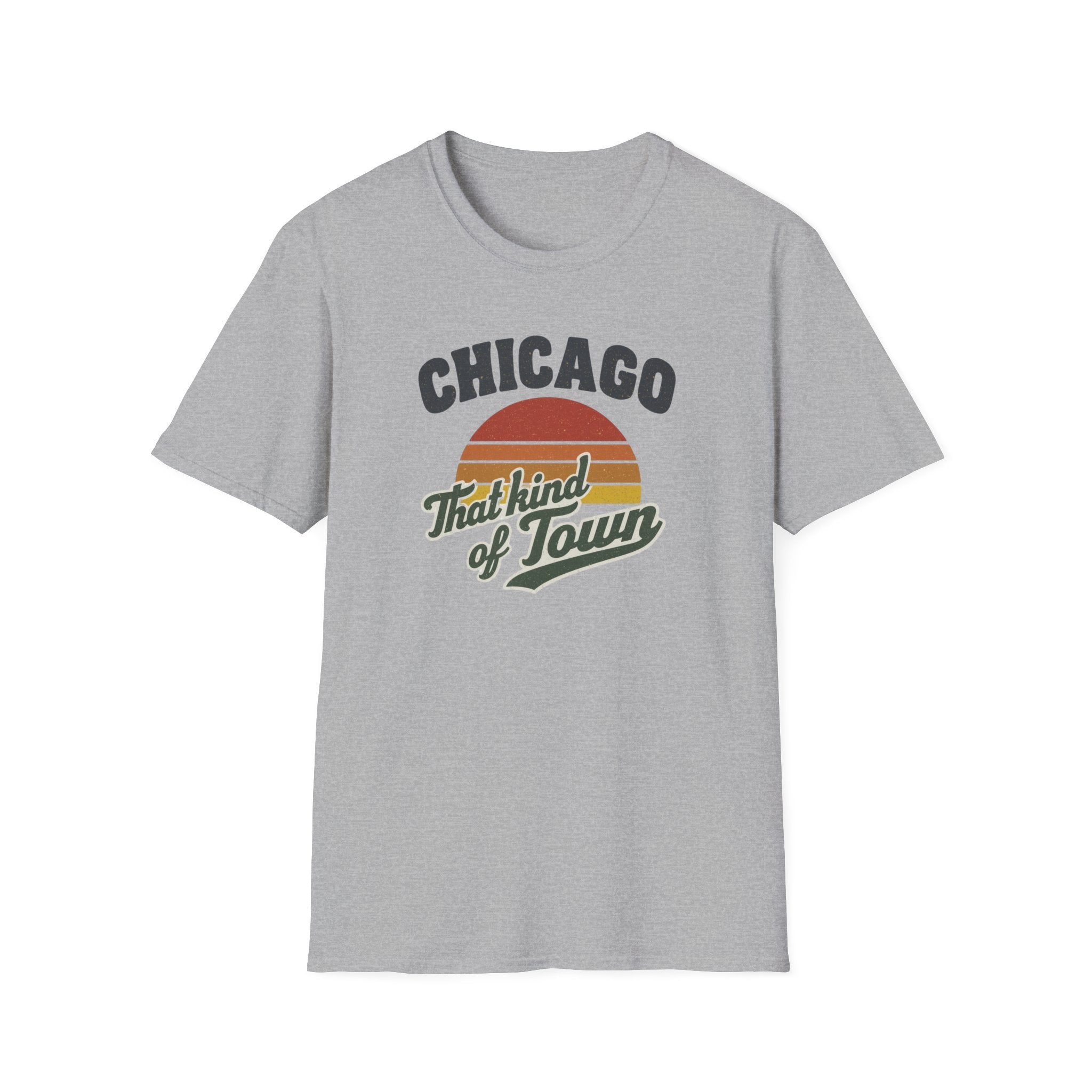 Chicago That Kind of Town Retro Sunset T-Shirt