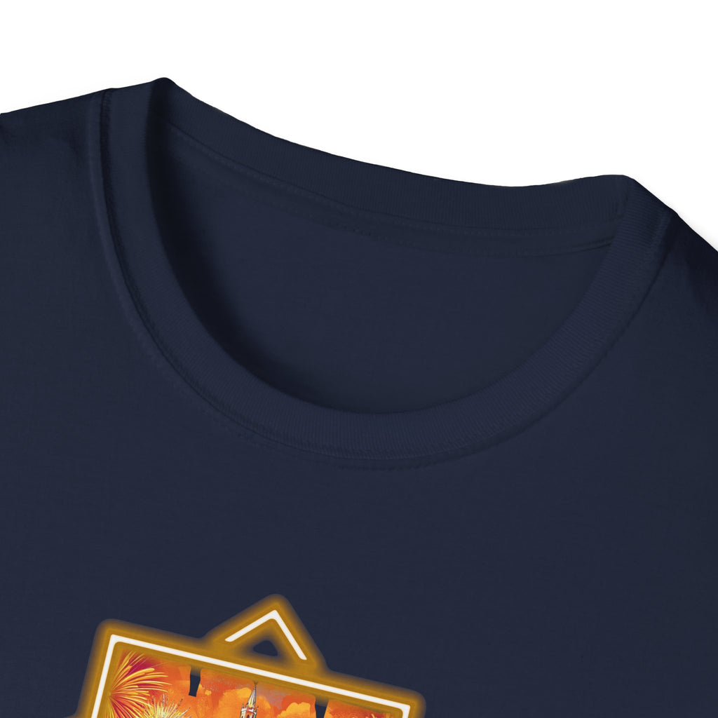 Valencia Sunset Badge T-Shirt | Spanish City Travel Tee