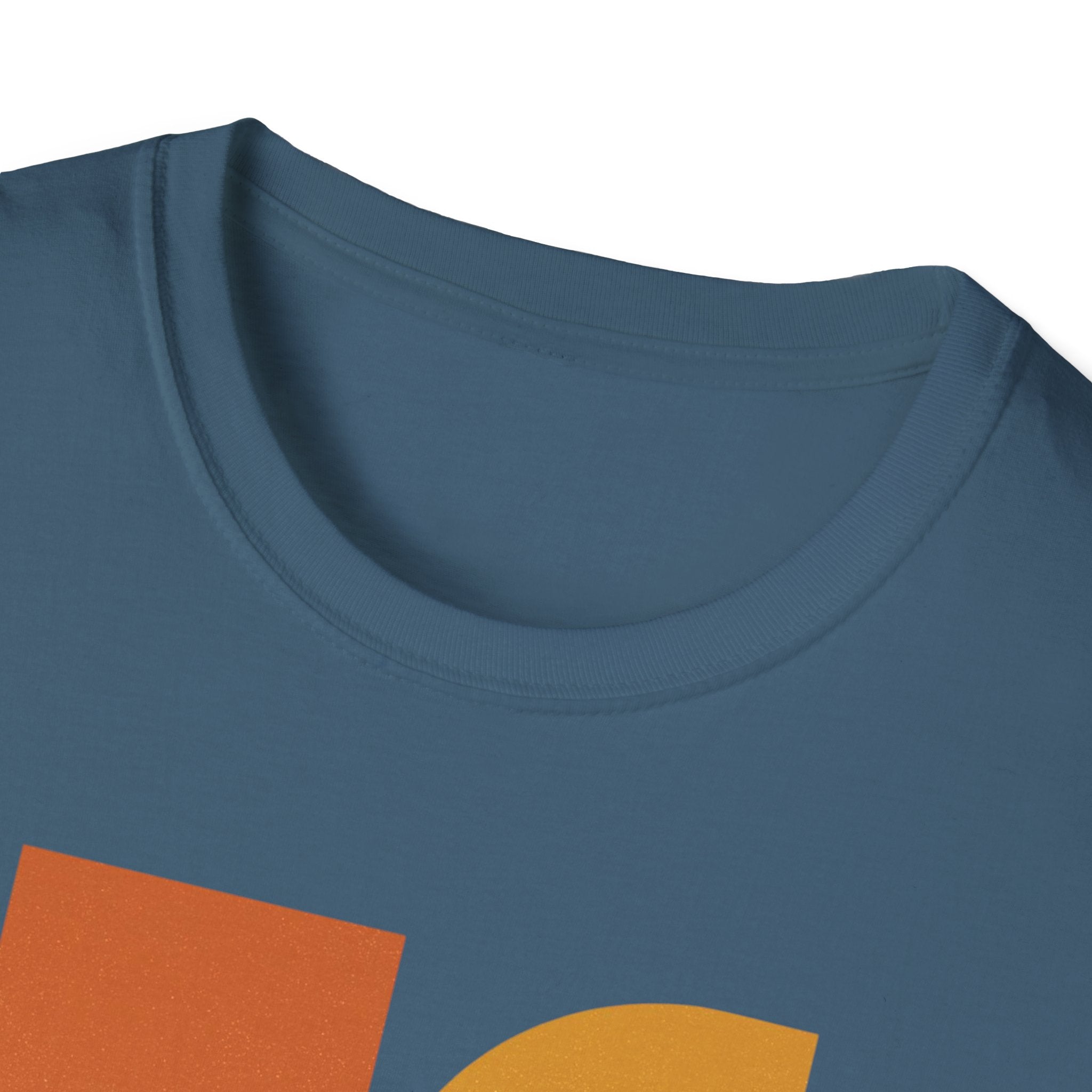 Retro Chicago Square Logo T-Shirt | Mid-Century City Design