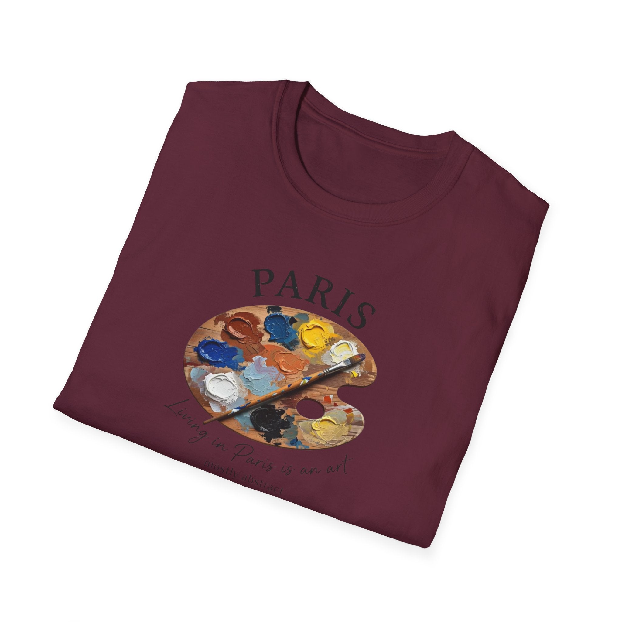 Paris Artist Palette T-Shirt — "Every one of these is a new idea" Artistic Tee