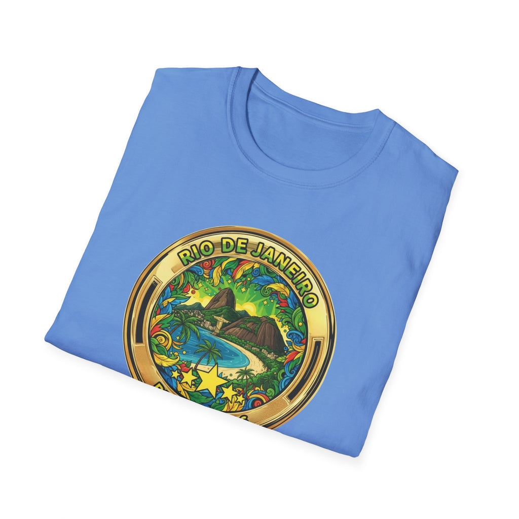 Rio de Janeiro Brazil Travel T-Shirt World Cup 2026 — Vintage Tropical Beach Badge