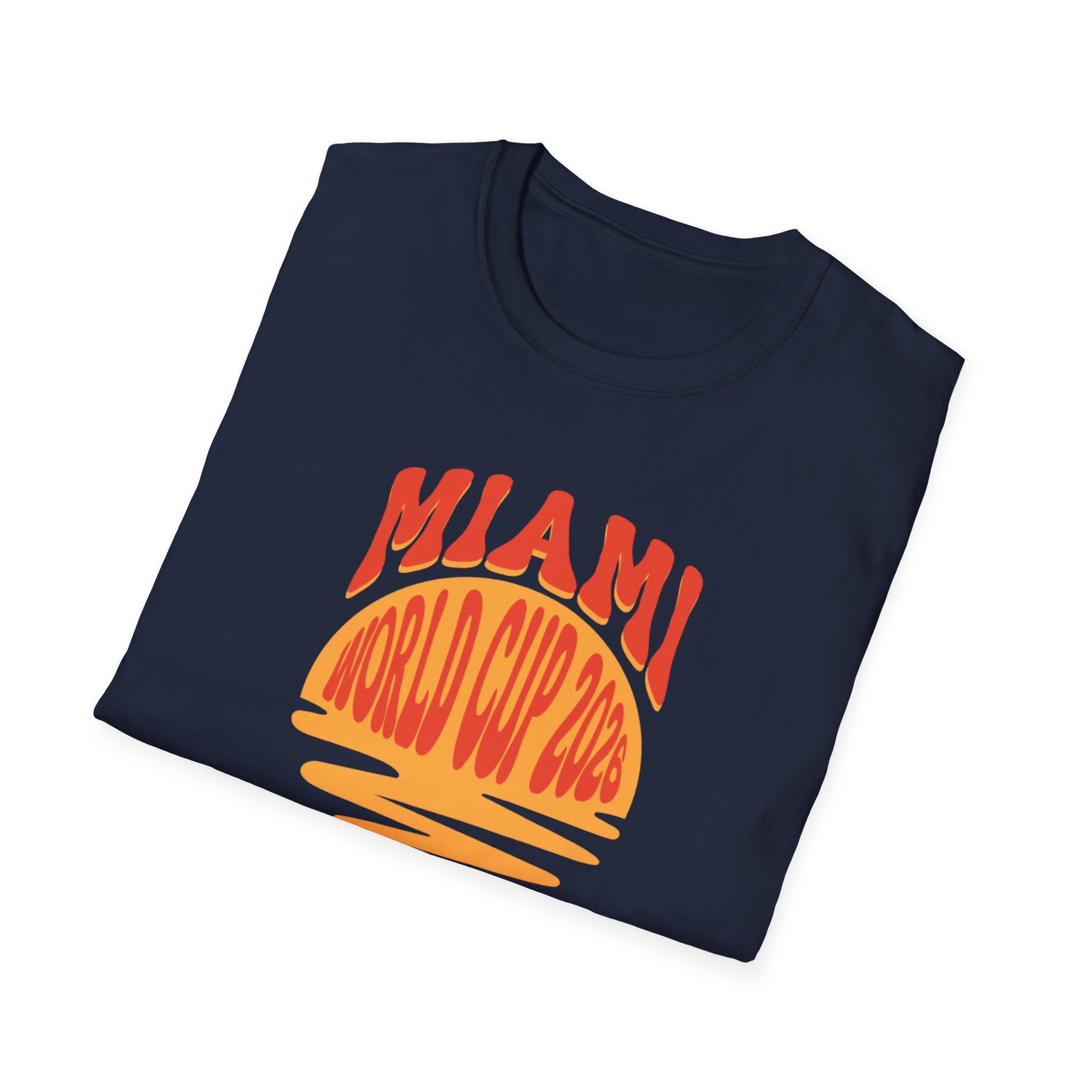 Miami World Cup 2026 T-Shirt – Retro Sunset Soccer Tee