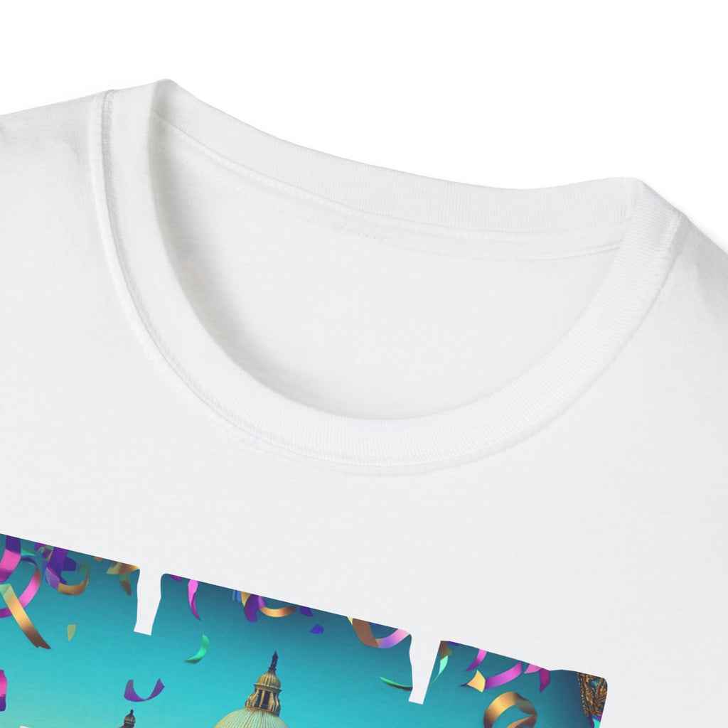 Venice Retro Travel Poster T-Shirt | Italian Canal Gondola Design